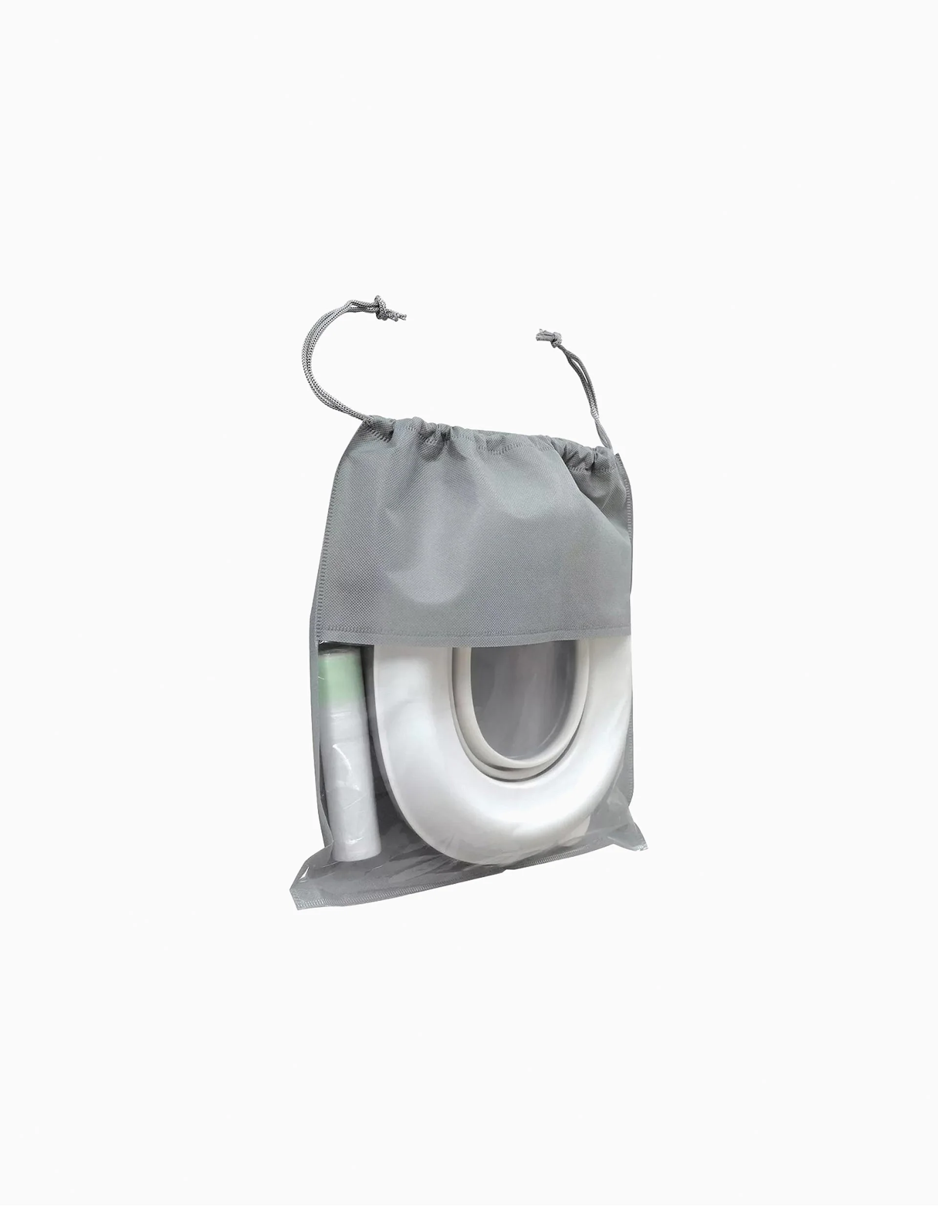 2in1 Portable Potty and Toilet Seat Interbaby, Grey - Image 8