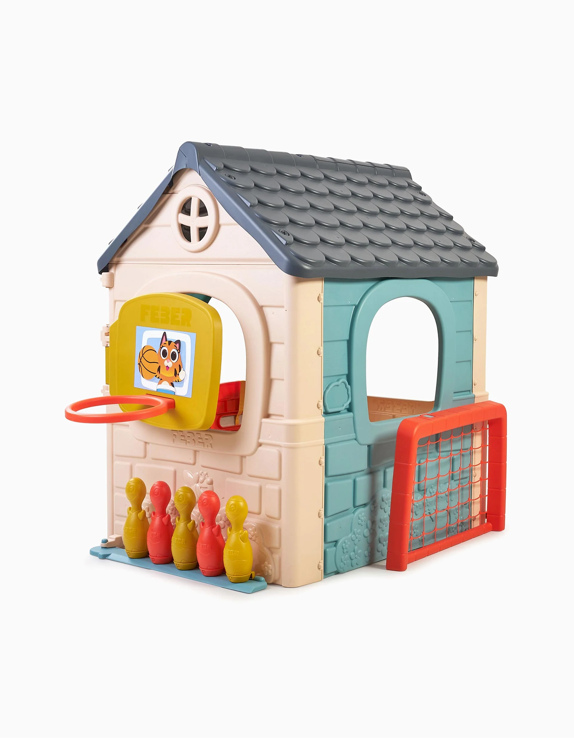 6 In 1 Feber 3A+ Ecological Activity House - Image 3