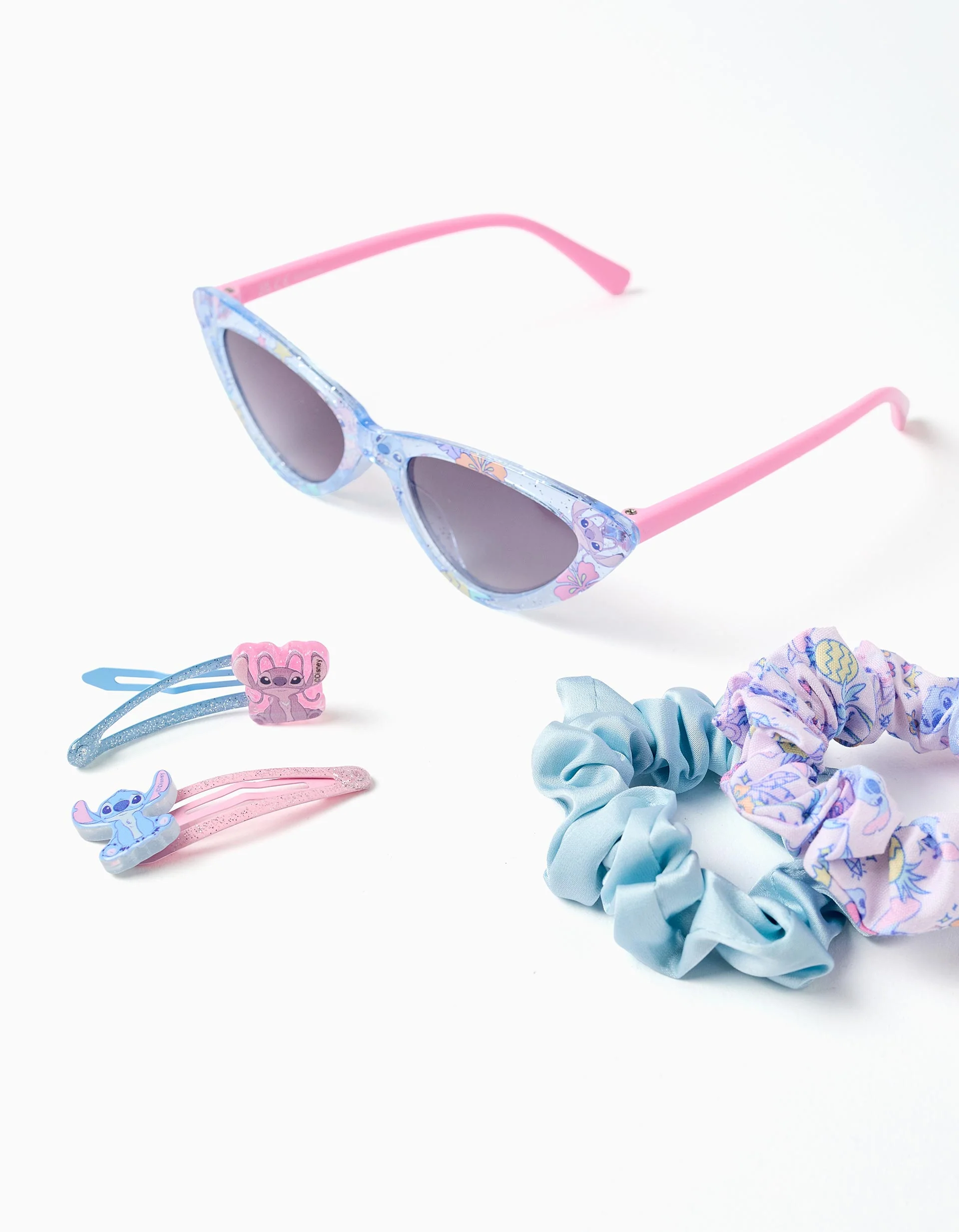 Accessories Set with Stitch for Girls, Blue/Pink - Image 2