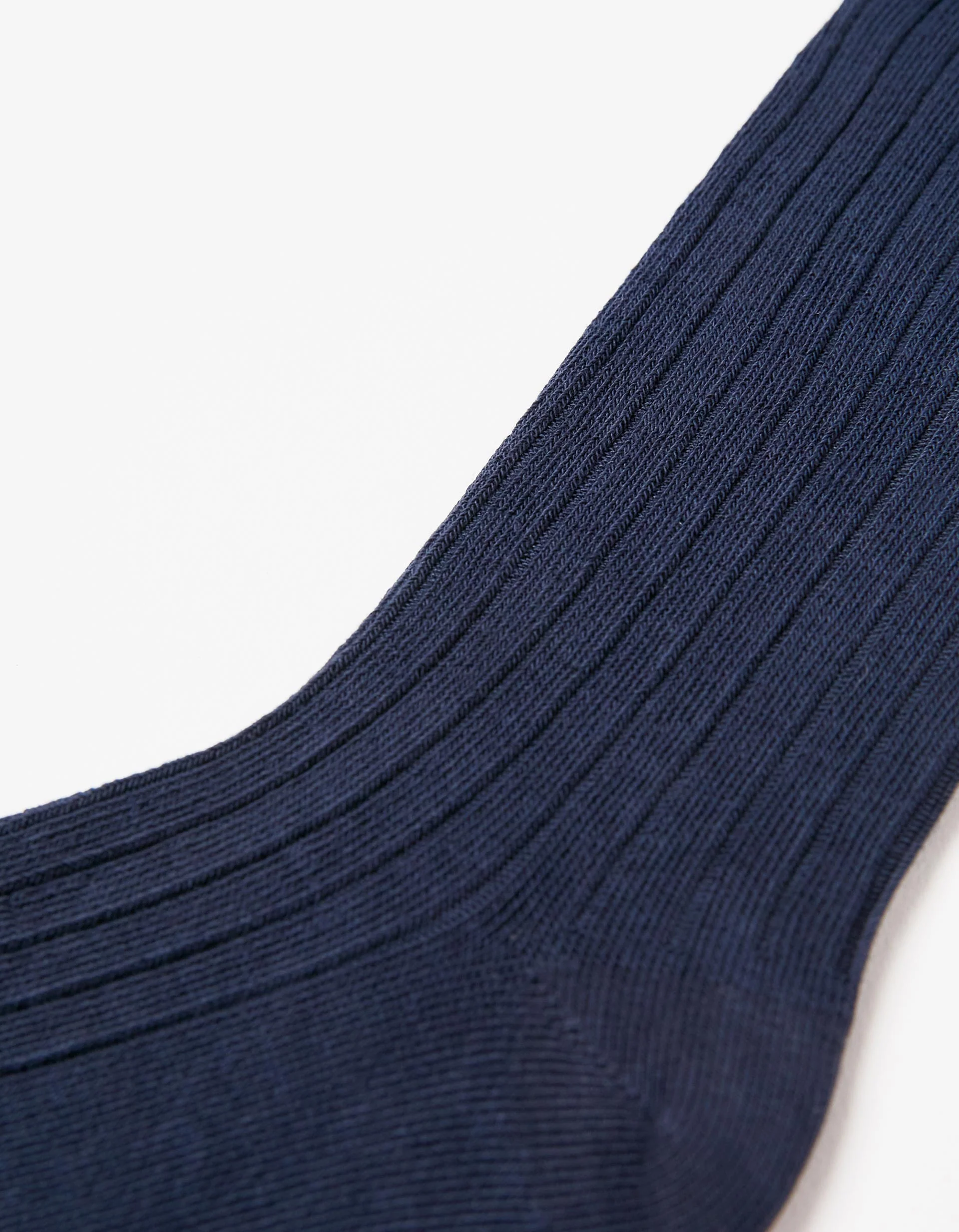 Anti-Pilling Ribbed Tights for Girls, Dark Blue - Image 6