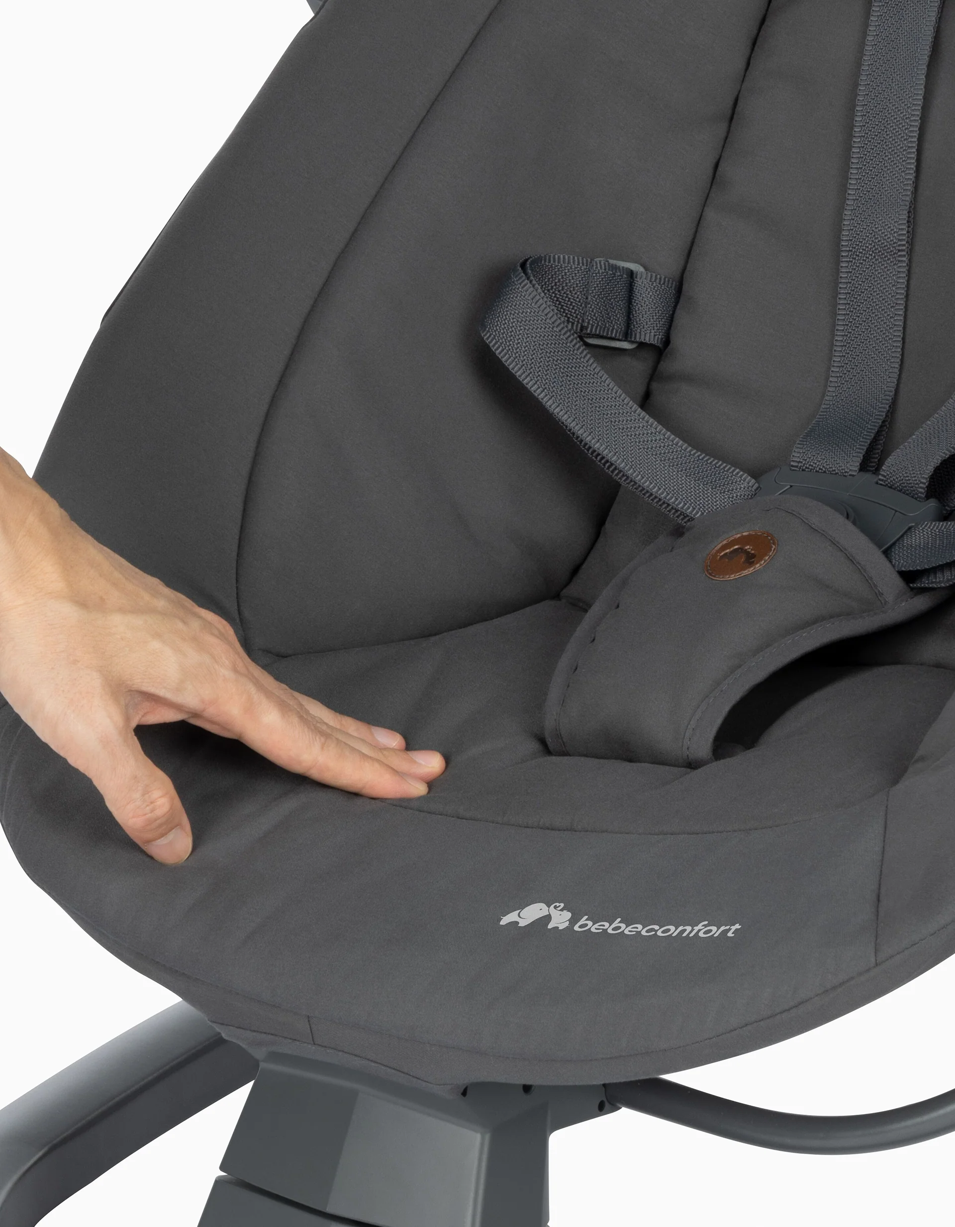 Baby Bouncer Bebe Confort Melilo, Mineral Graphite - Image 10