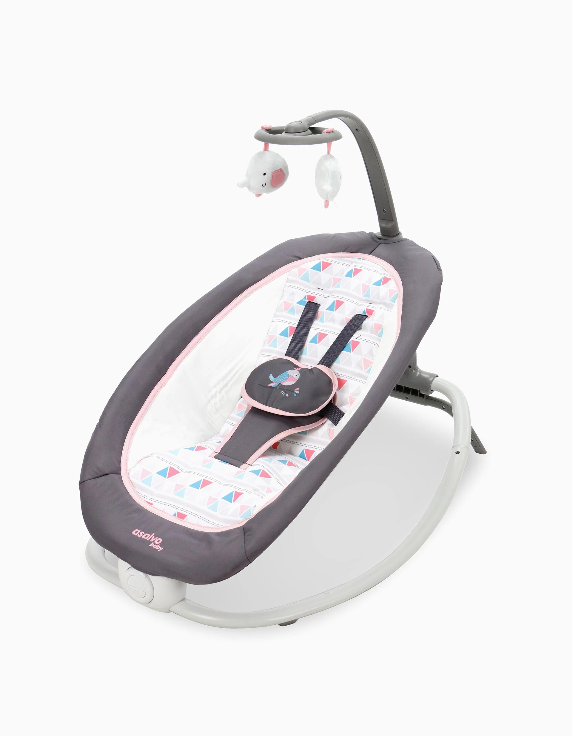 Baby Bouncer, Fold Asalvo Pink - Image 3