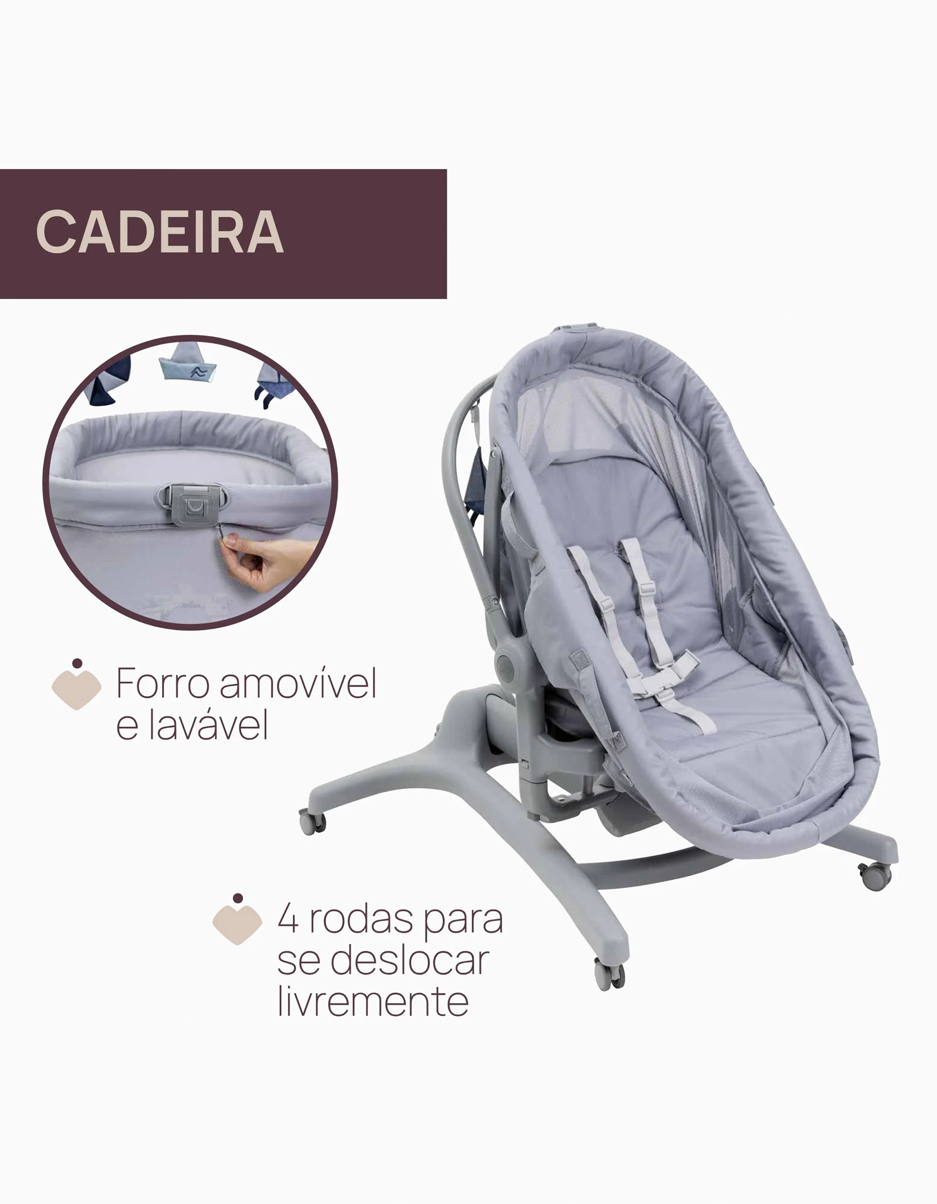 Baby Hug Pro 5 in 1 Chicco, Earl Grey - Image 13