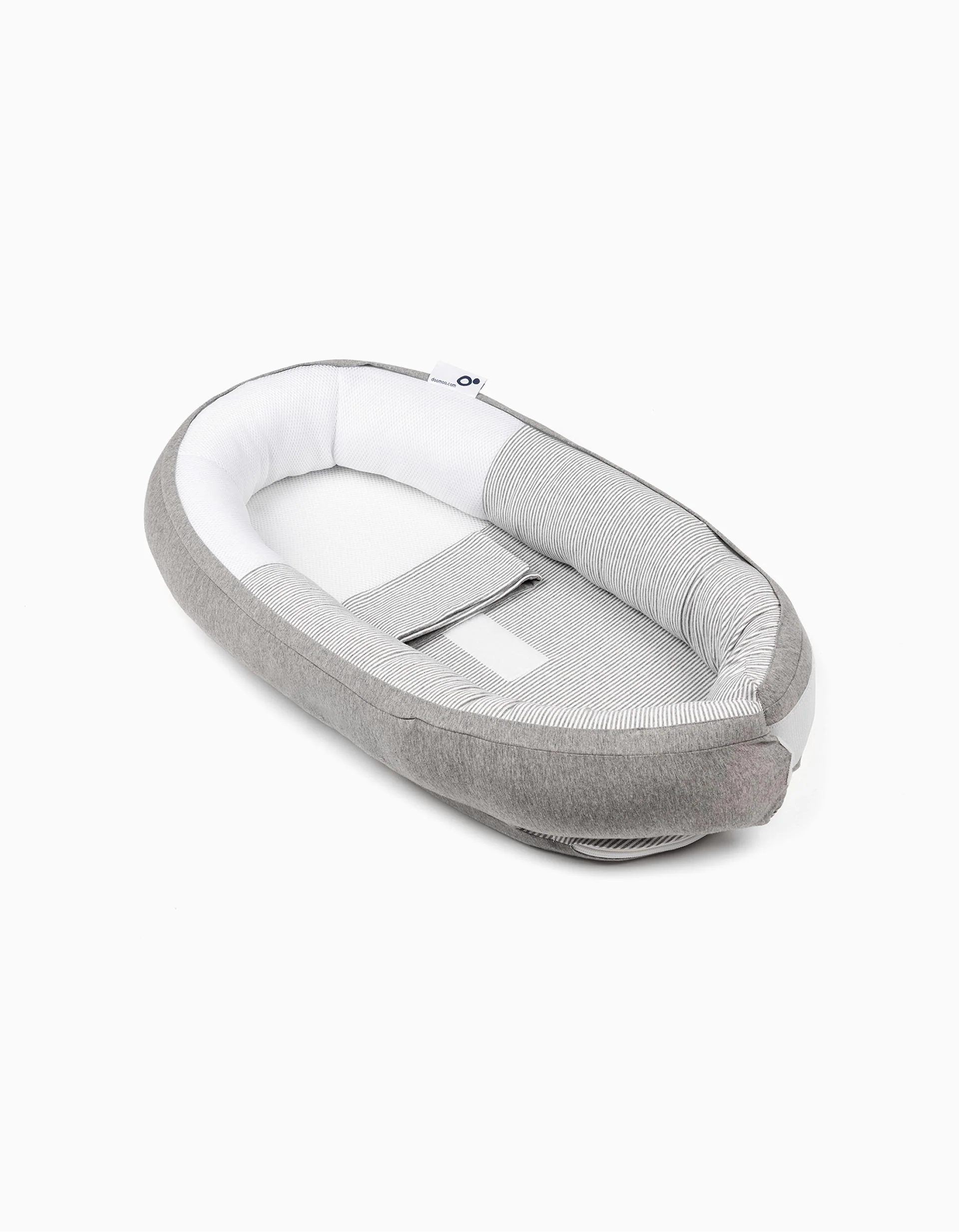 Baby Nest Cocoon Leaves Doomoo Grey - Image 3