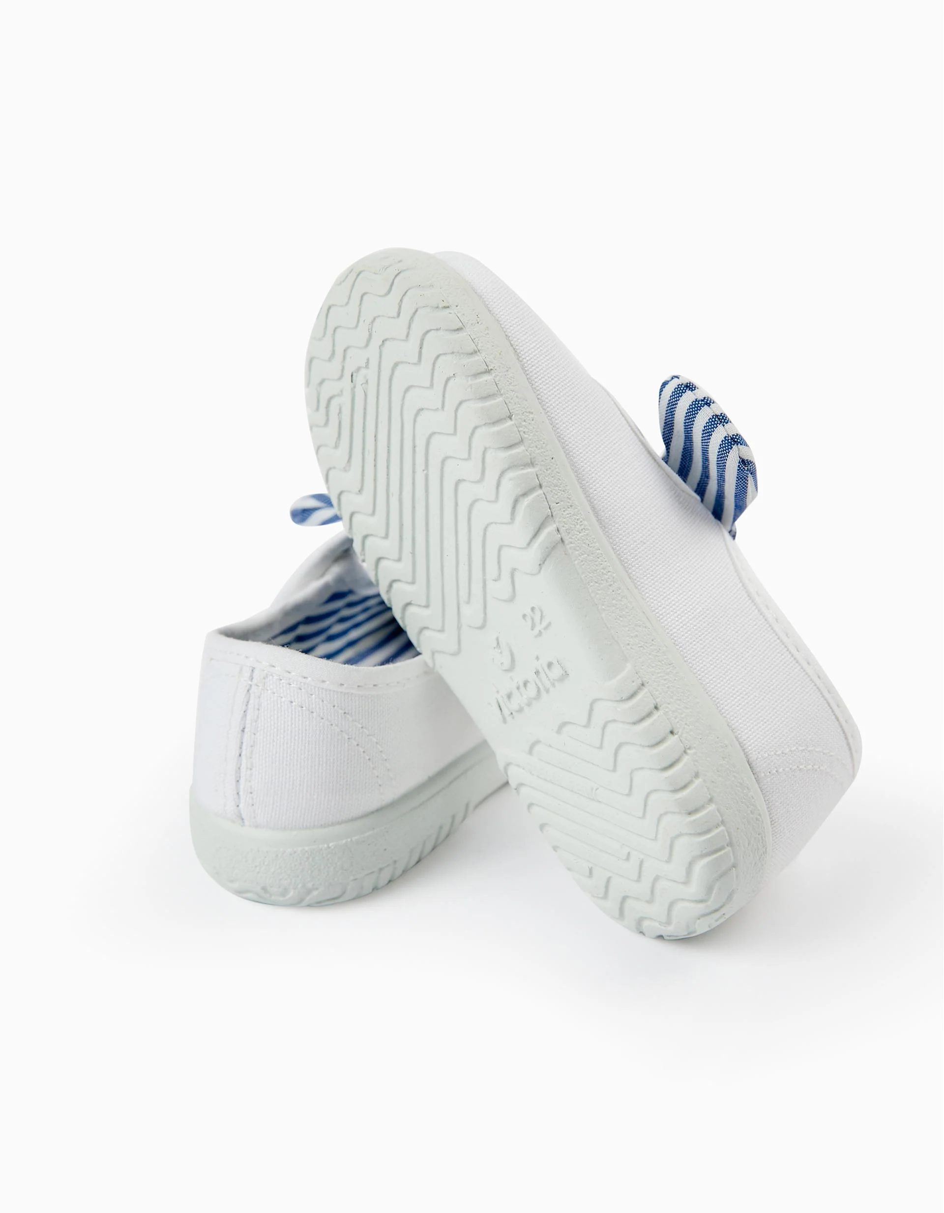 Ballet Pumps for Babies & Girls, 'Victoria', White - Image 3