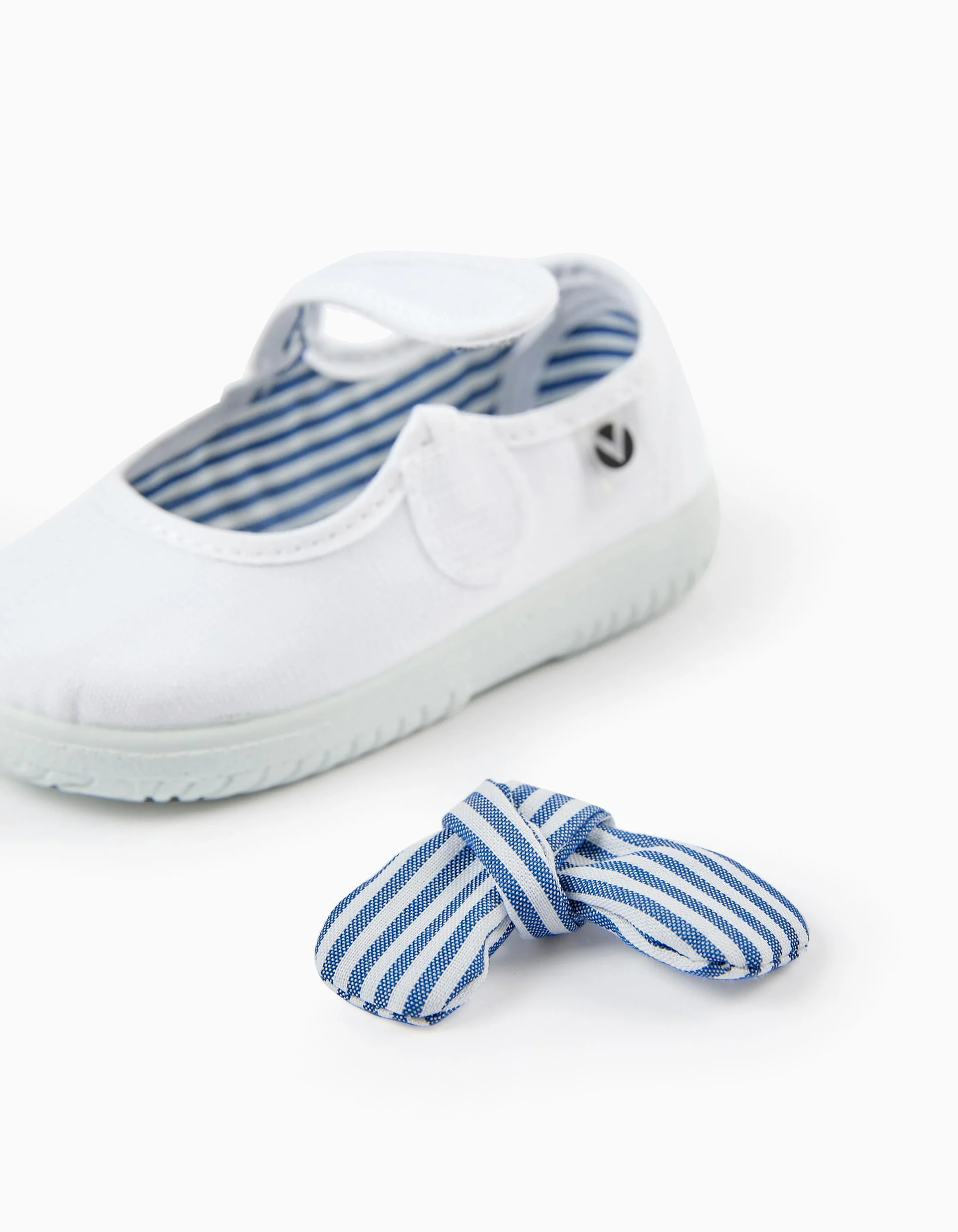 Ballet Pumps for Babies & Girls, 'Victoria', White - Image 4