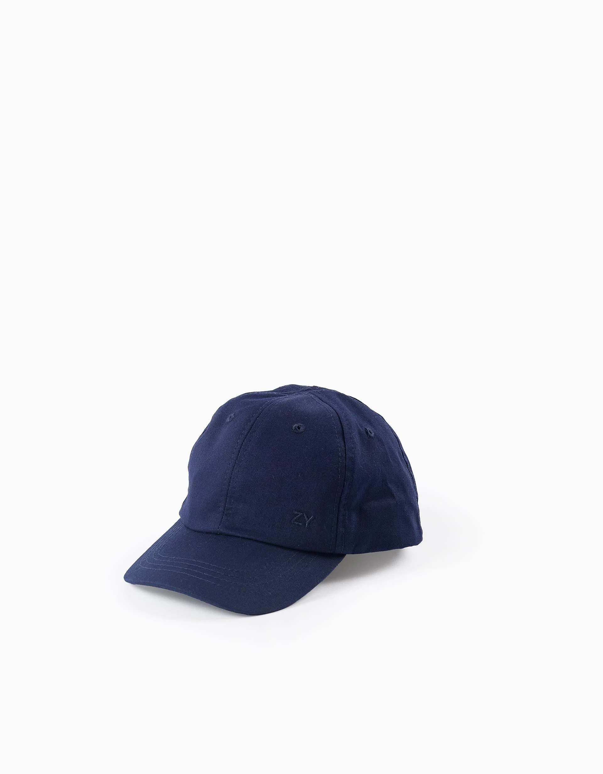 Basic Cotton Cap for Baby and Boys, Dark Blue - Image 2