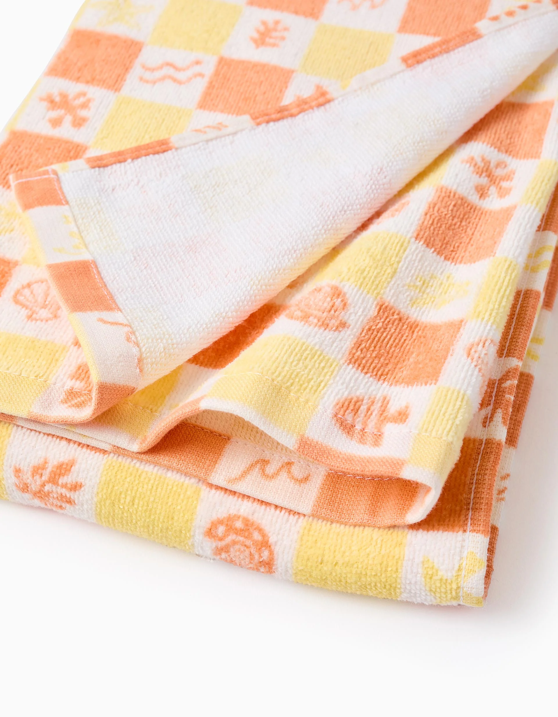Beach Towel for Children 'Summer', Yellow/Orange - Image 2