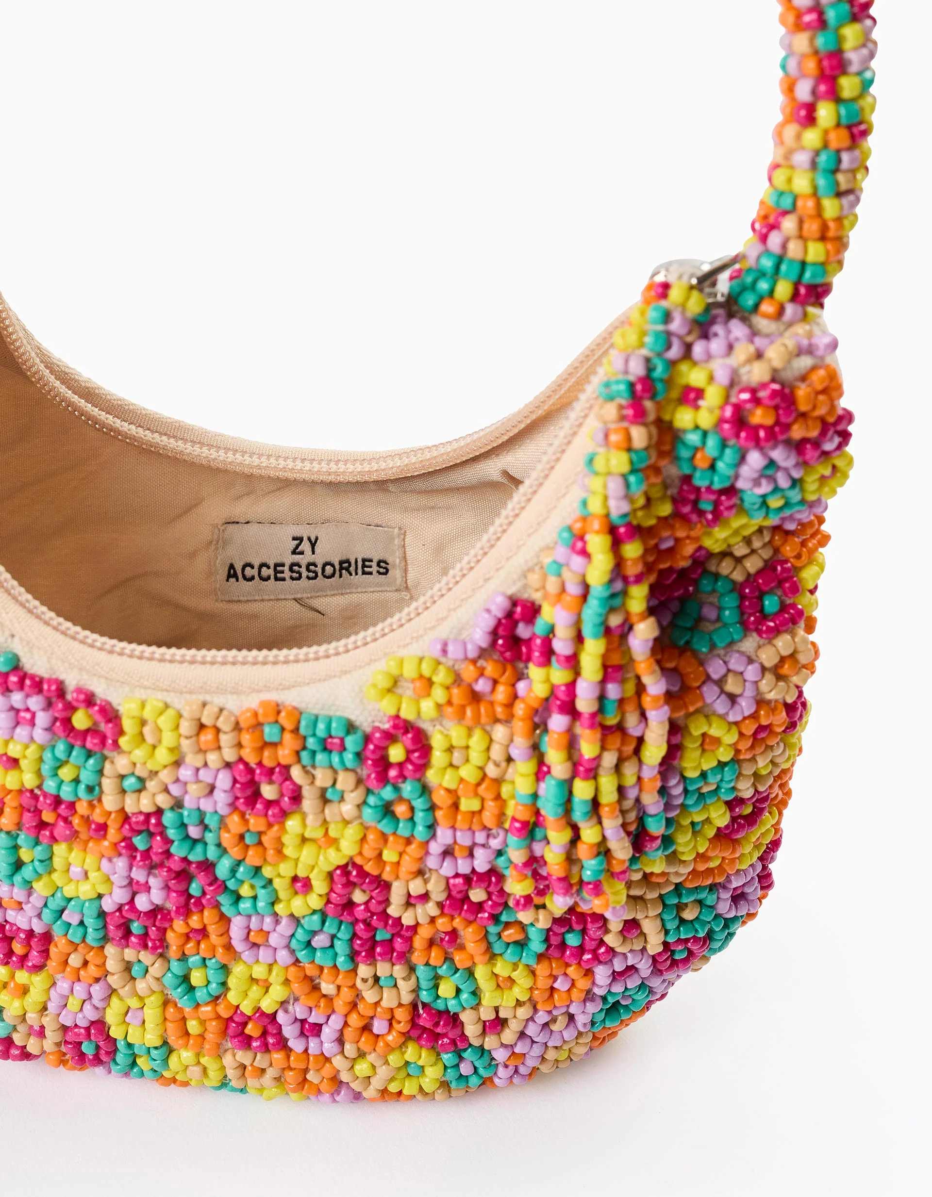 Beaded Bag for Babies and Girls, Multicolour - Image 3