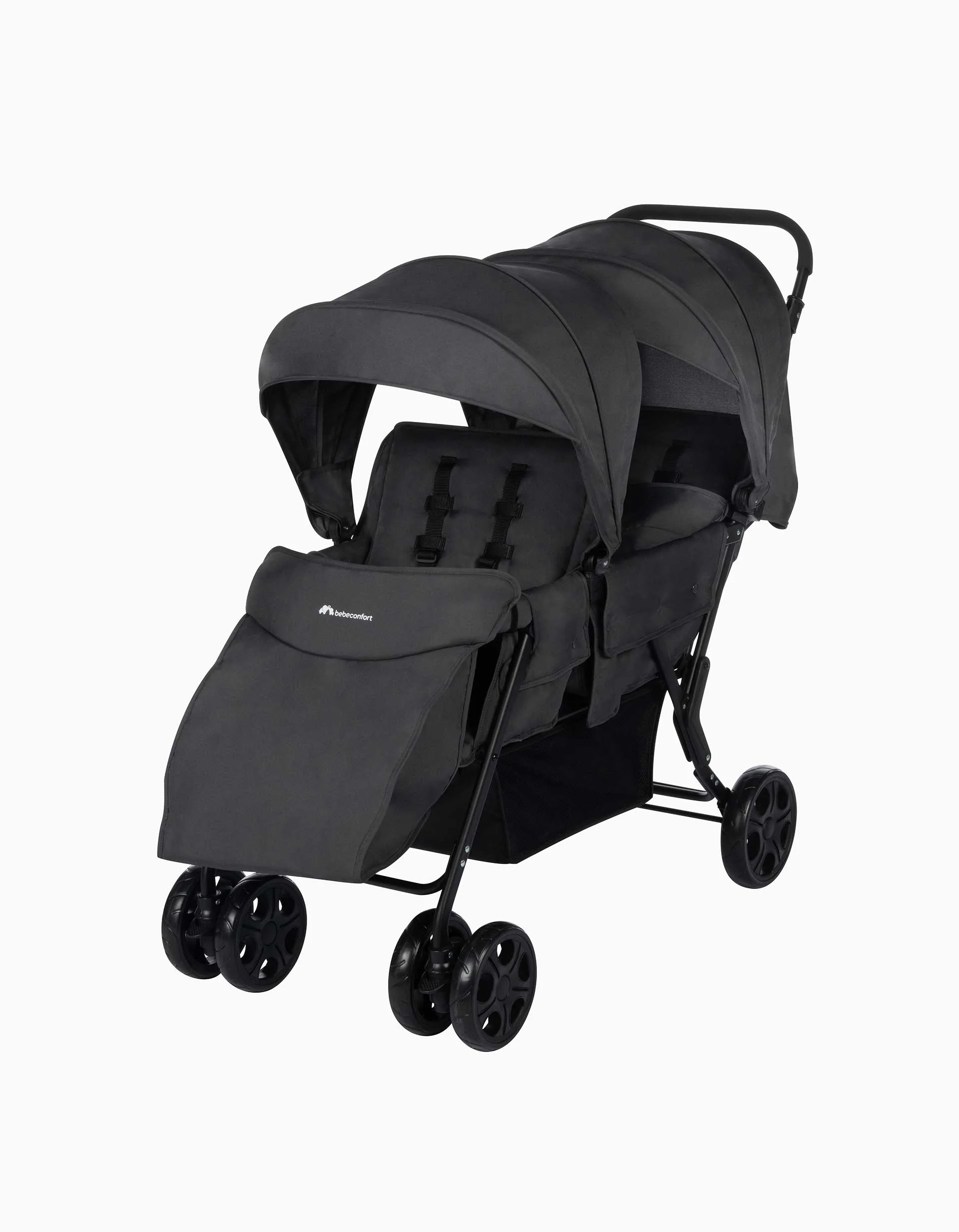 Bebe Confort Teamy Twin Pushchair, Mineral Graphite - Image 3