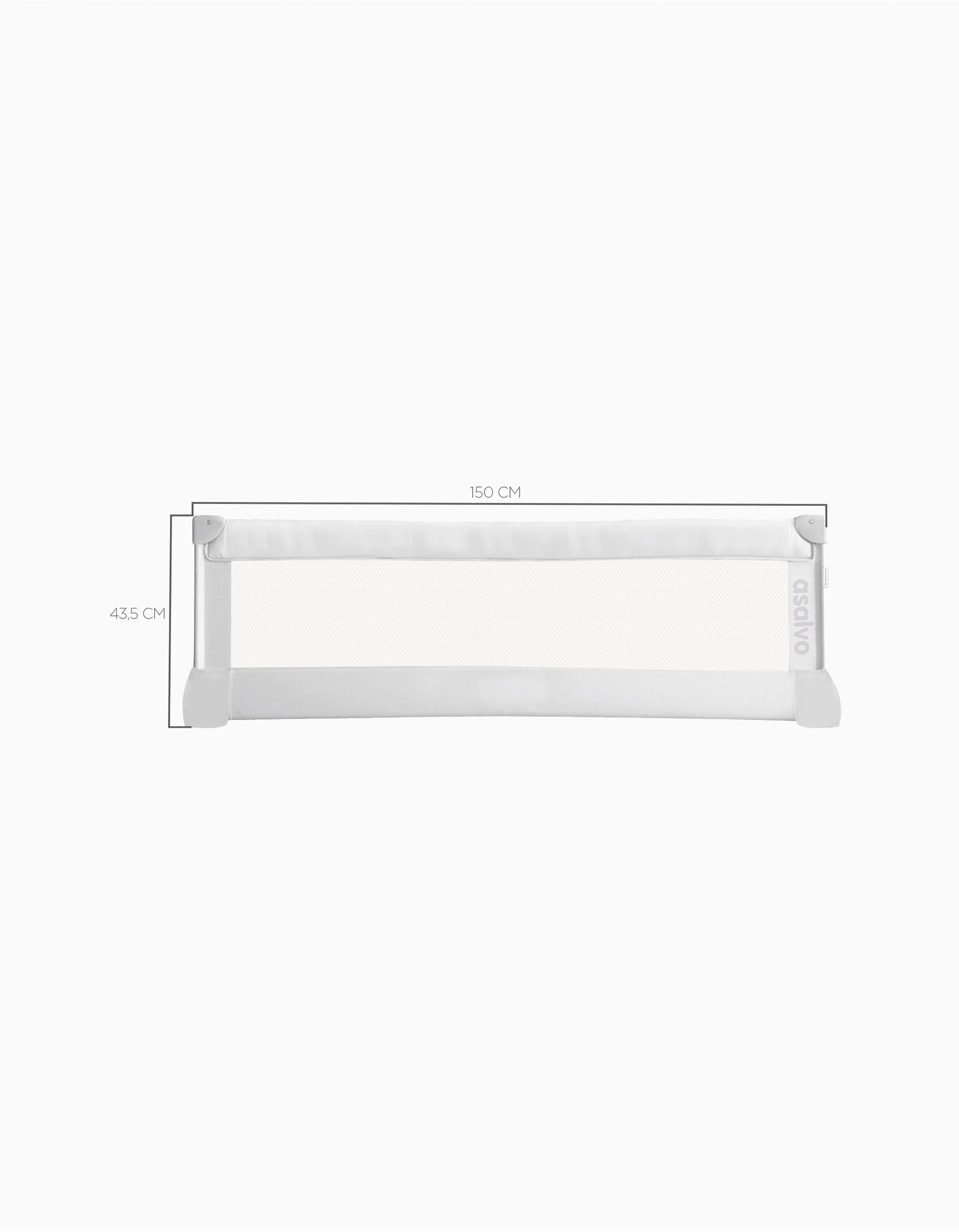Bed Barrier Asalvo Branco 150 Cm - Image 4