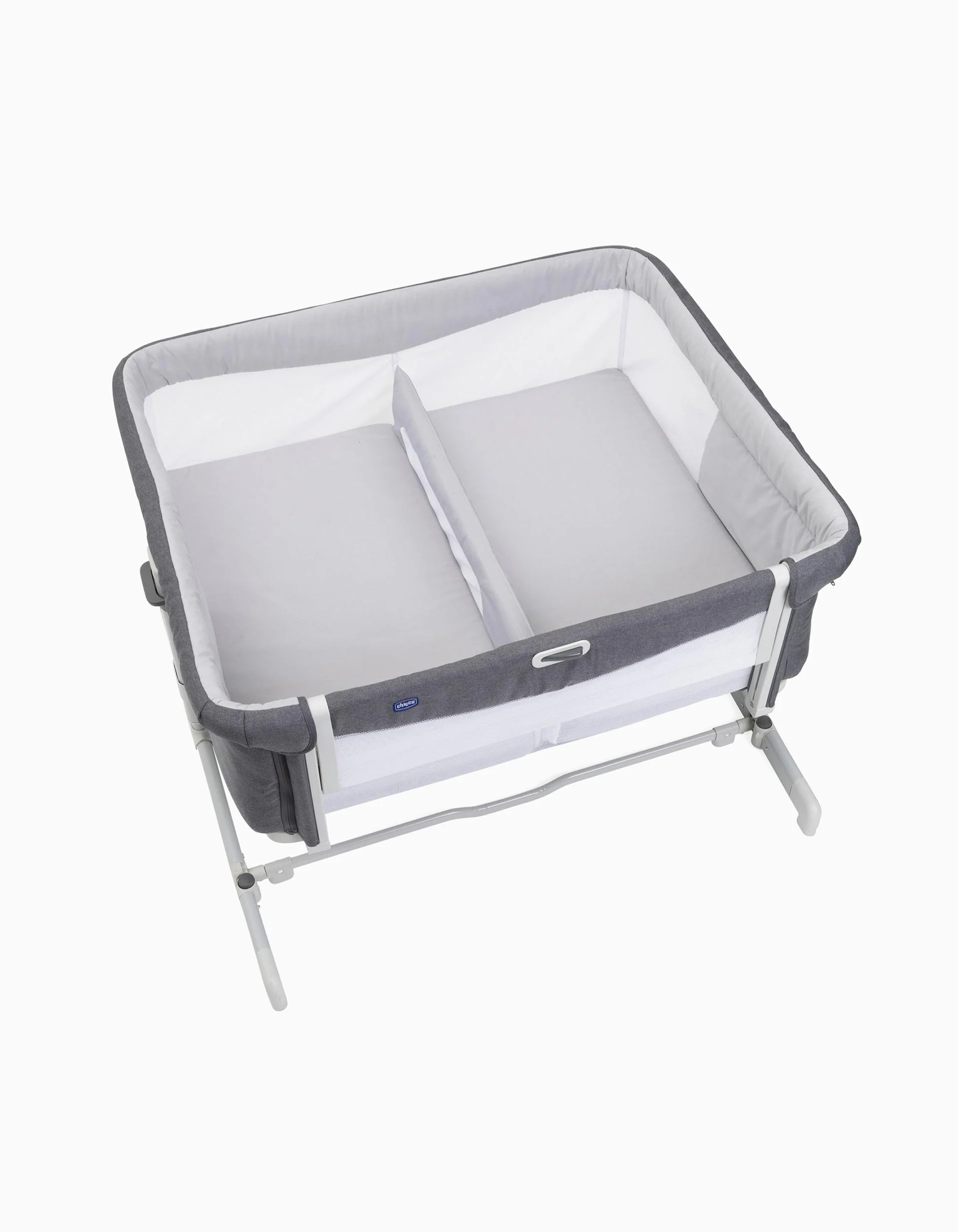 Chicco Next 2 Me Twins Magnet Grey Cot - Image 5