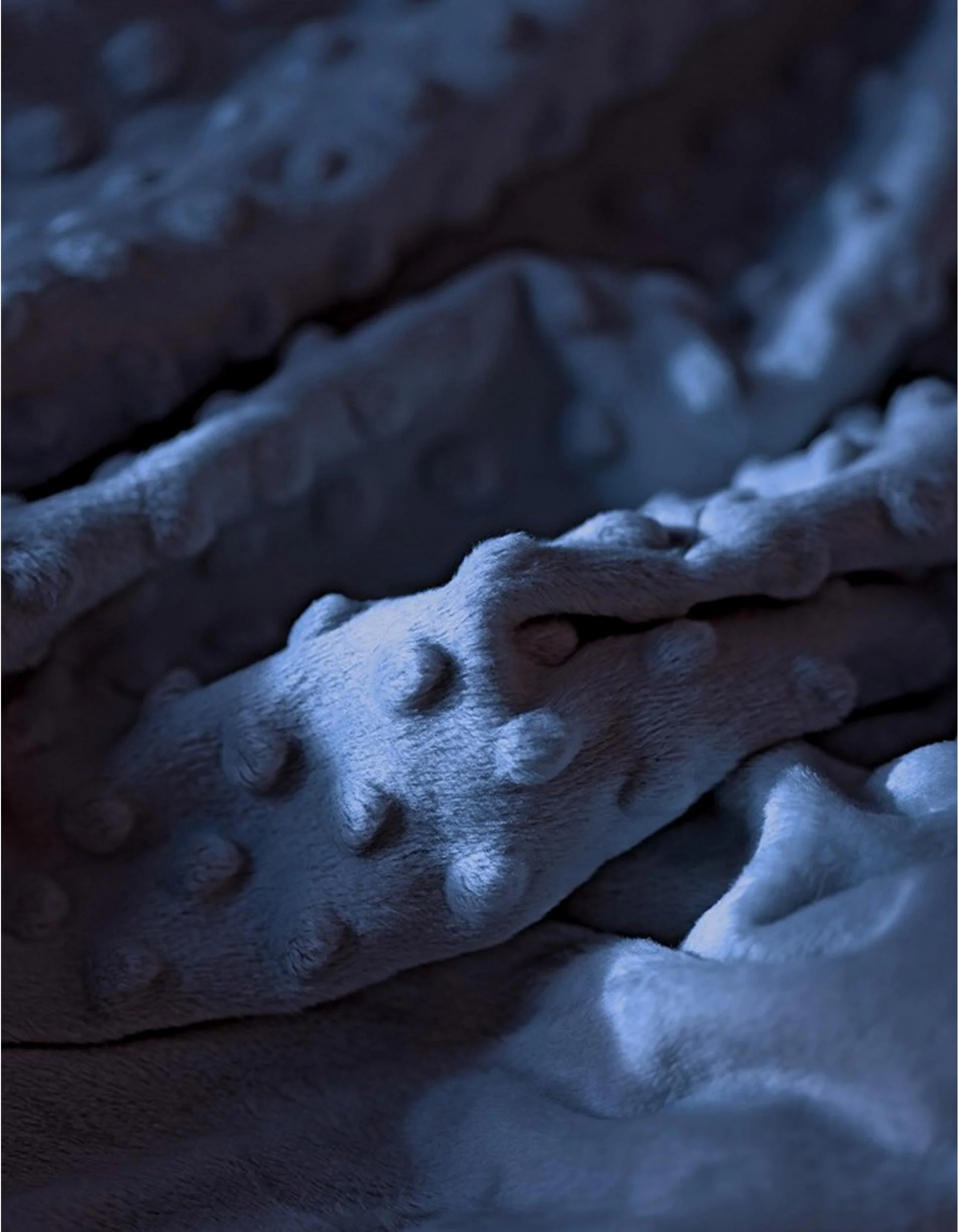 Blanket Interbaby 80X110cm, Bubble Navy Blue - Image 4