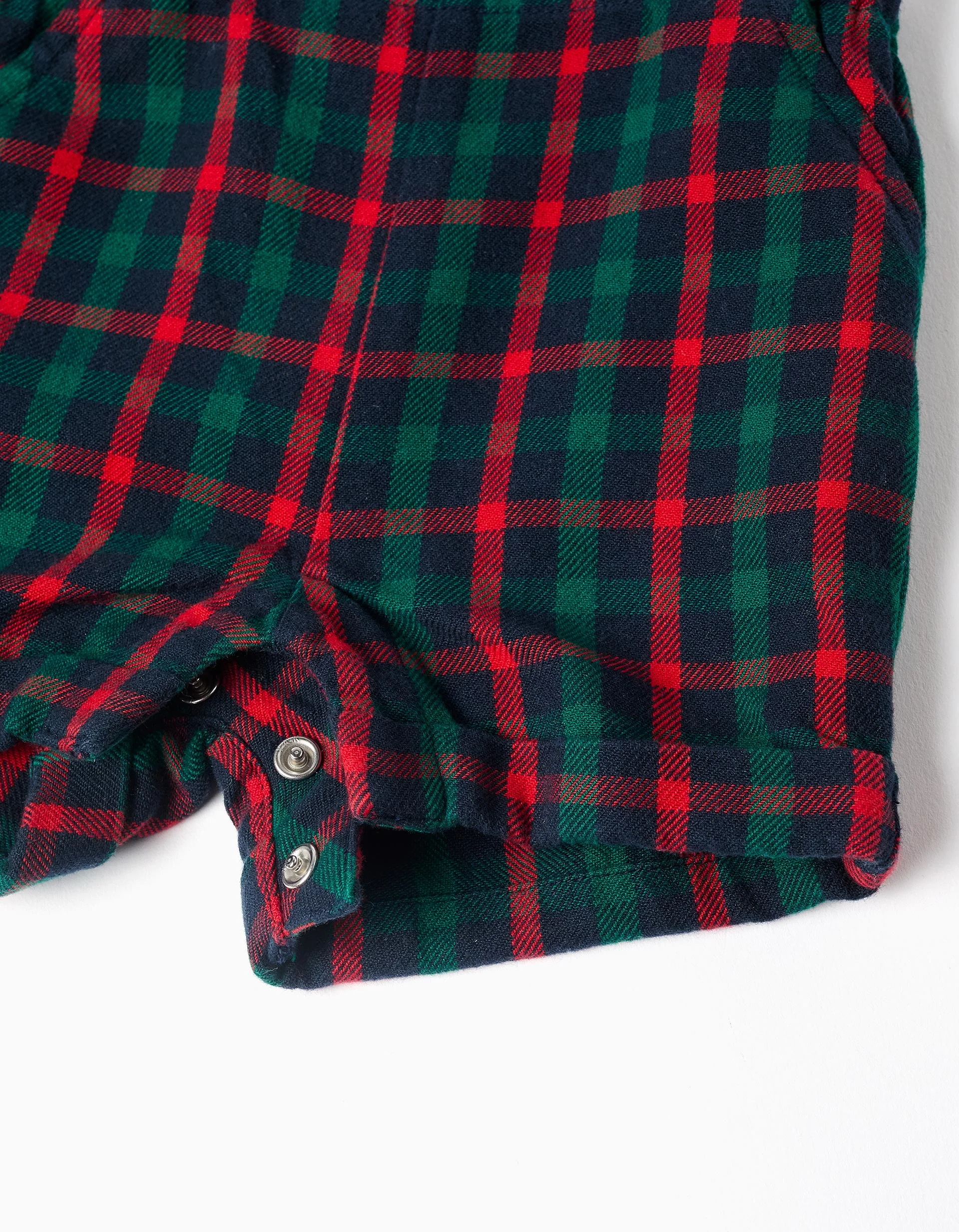 Bodysuit + checked twill dungarees You&Me for newborn boys, multicolour - Image 5
