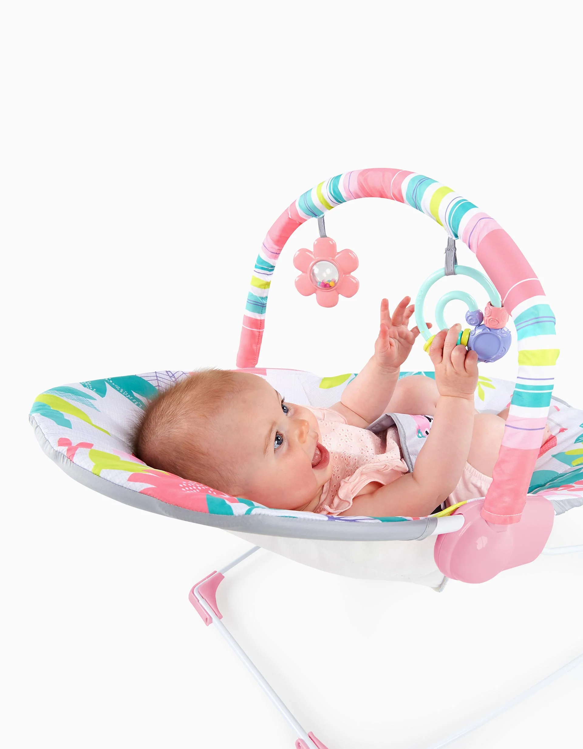 Bright Starts Flamingo Vibes Bouncer - Image 5