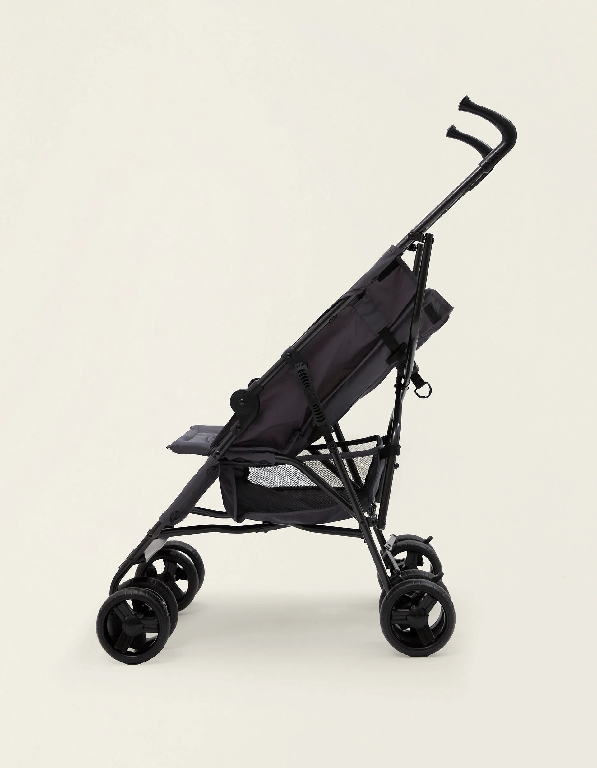 Cane Stroller Zy Safe Road Plus, Grey/Beige - Image 5