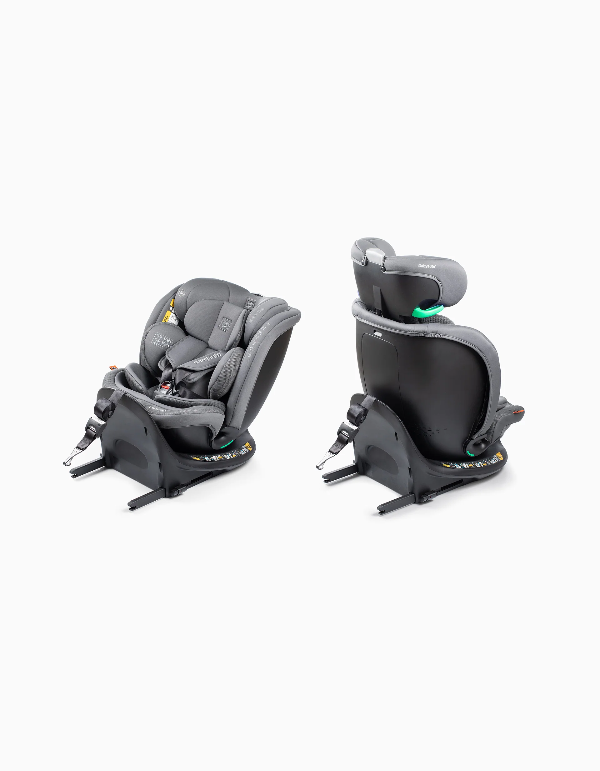 Car Seat I Size Babyauto Kanda TT Base, Grey - Image 3