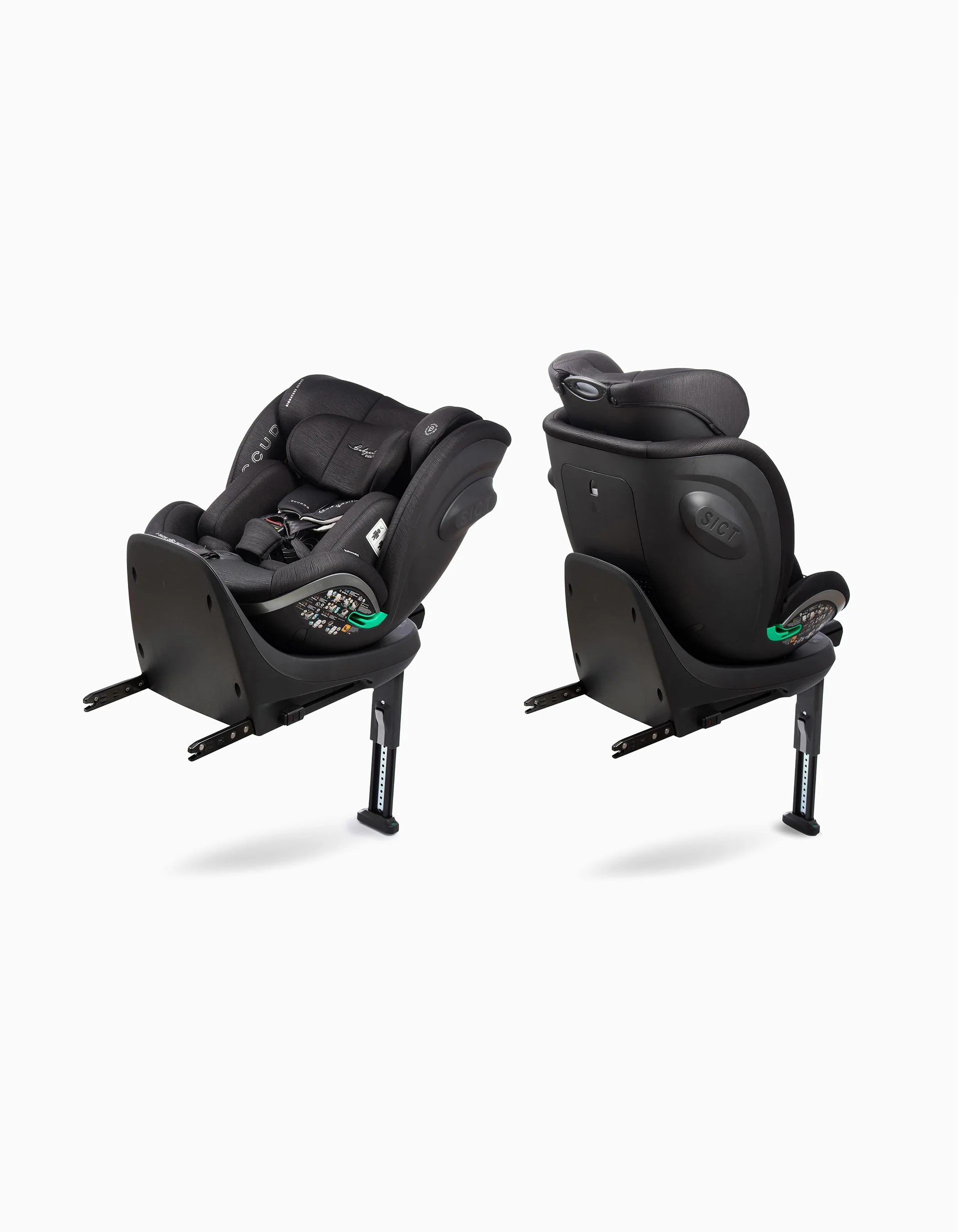 Car Seat I-Size Babyauto Scudda Fix SL (40-150), Black - Image 6