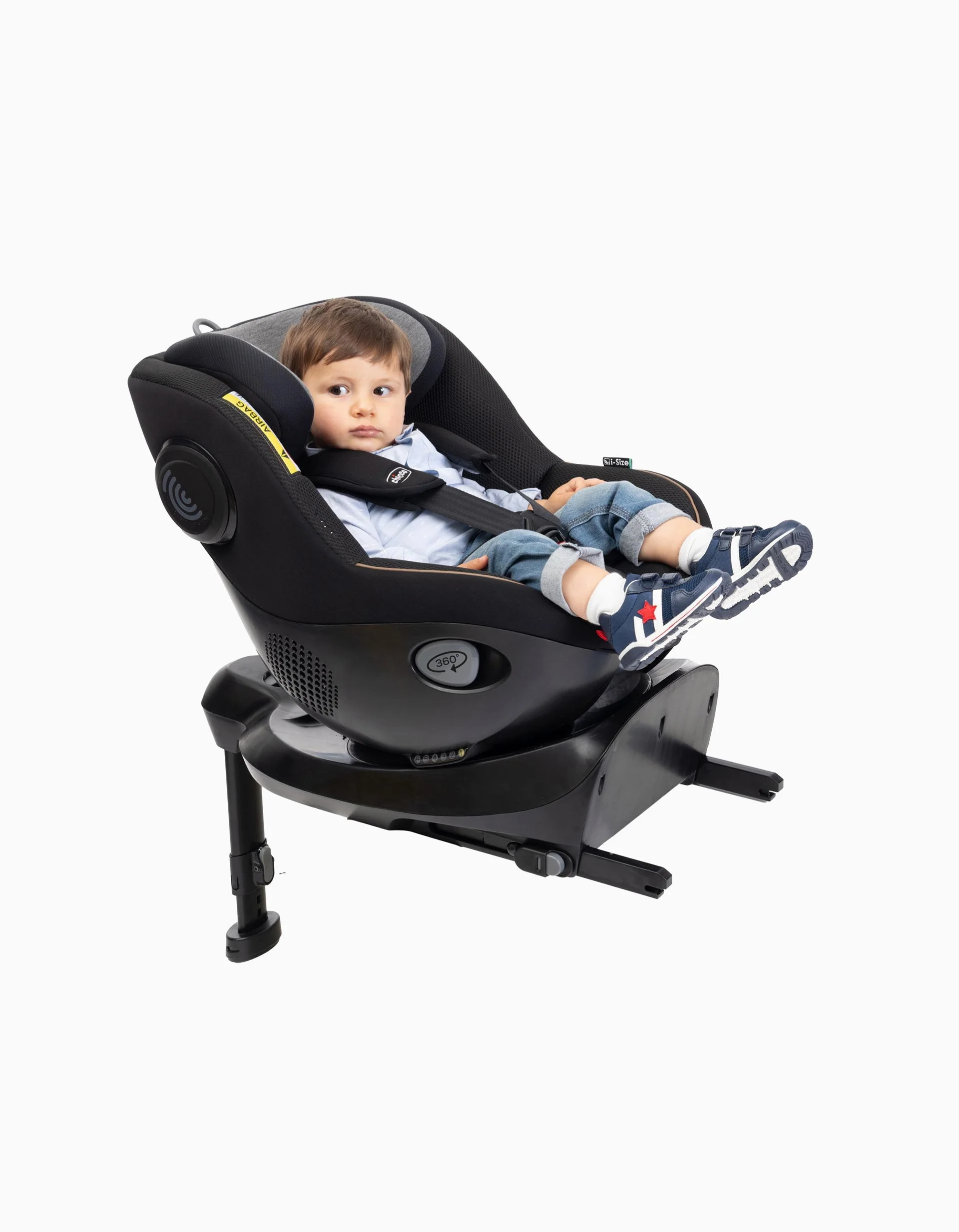 Car Seat I Size Chicco Seat105, Posh Black - Image 6