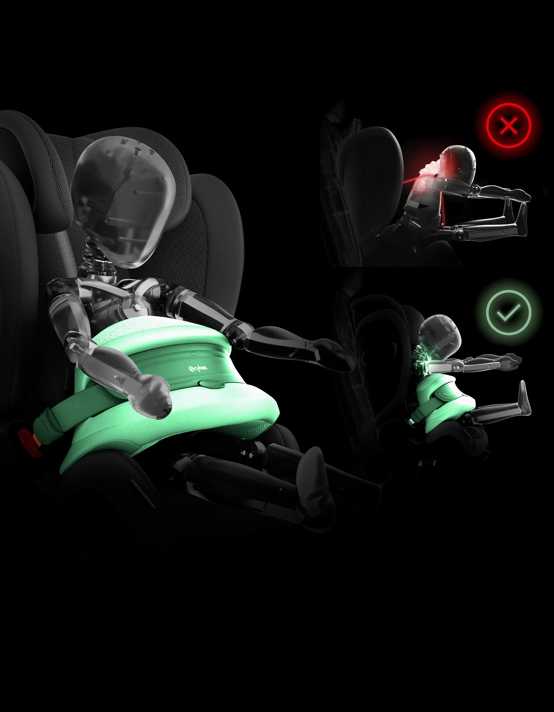 Car Seat I-Size Cybex Pallas B, Dark Grey - Image 20