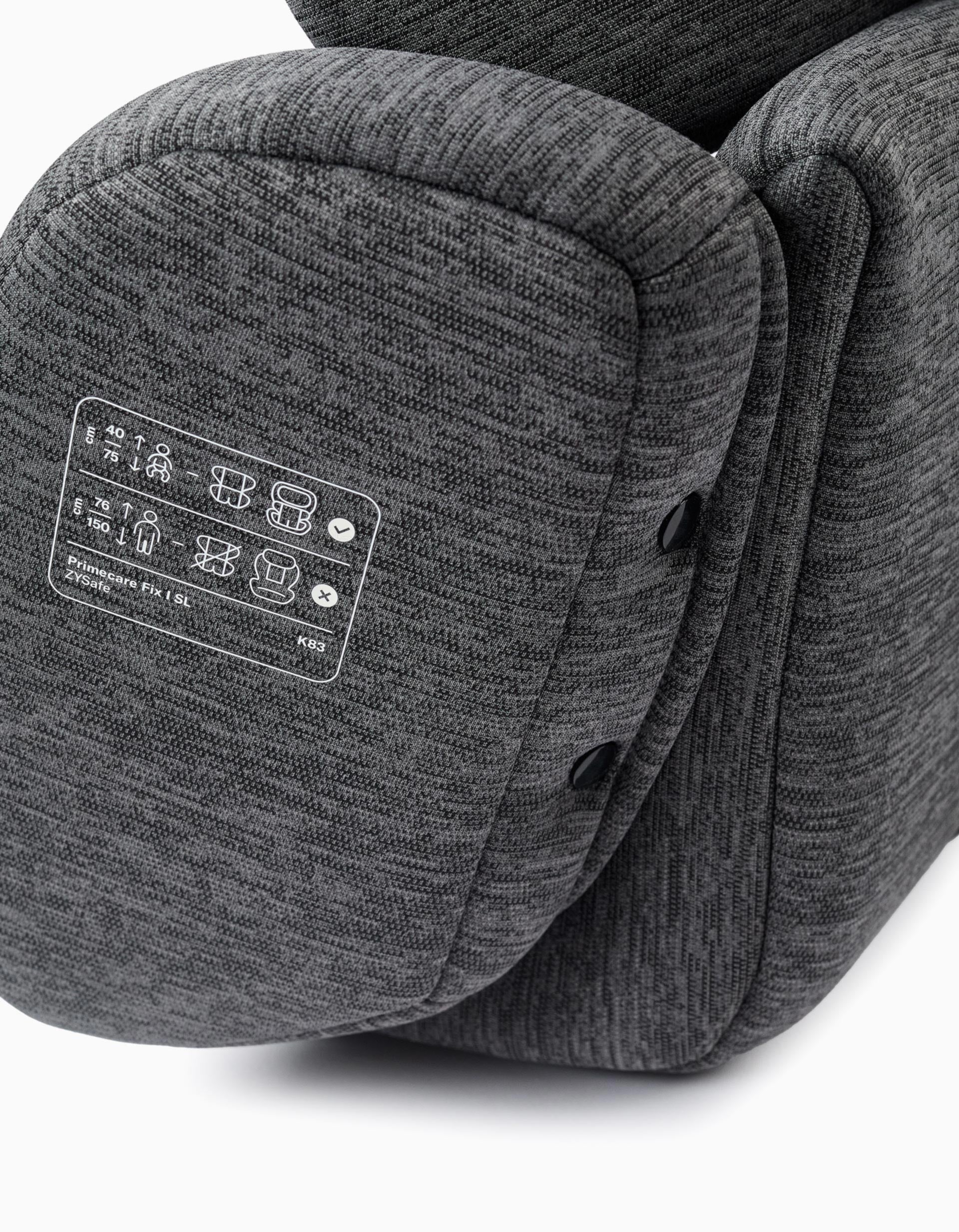 Car Seat I-Size Primecare Fix I SL (40-150 cm), Dobey Grey - Image 16