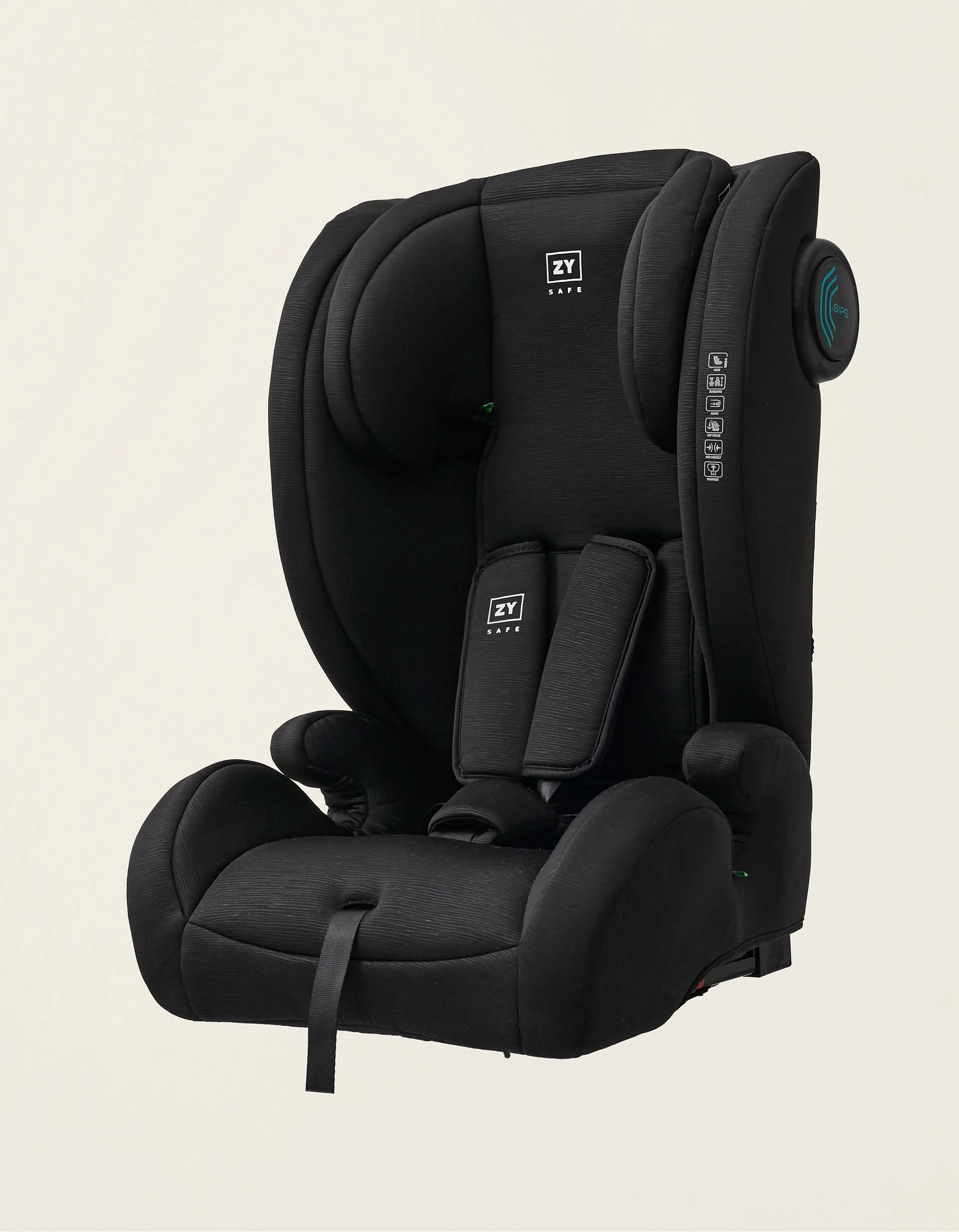 Car Seat I-Size Zy Safe Primecare With Isofix (76-150), Black - Image 3