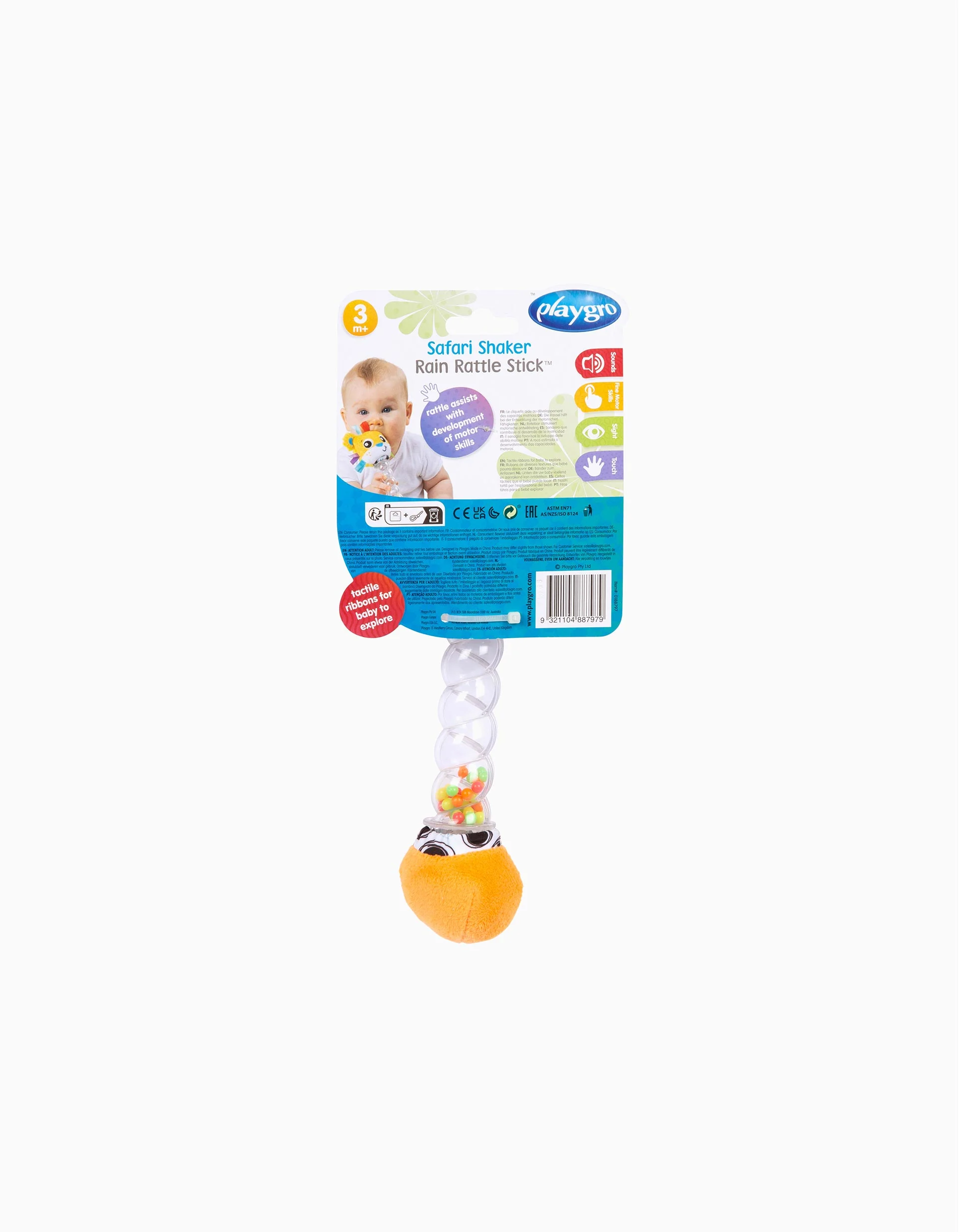 Chocalho Playgro Lion Rain 3M+ - Image 3