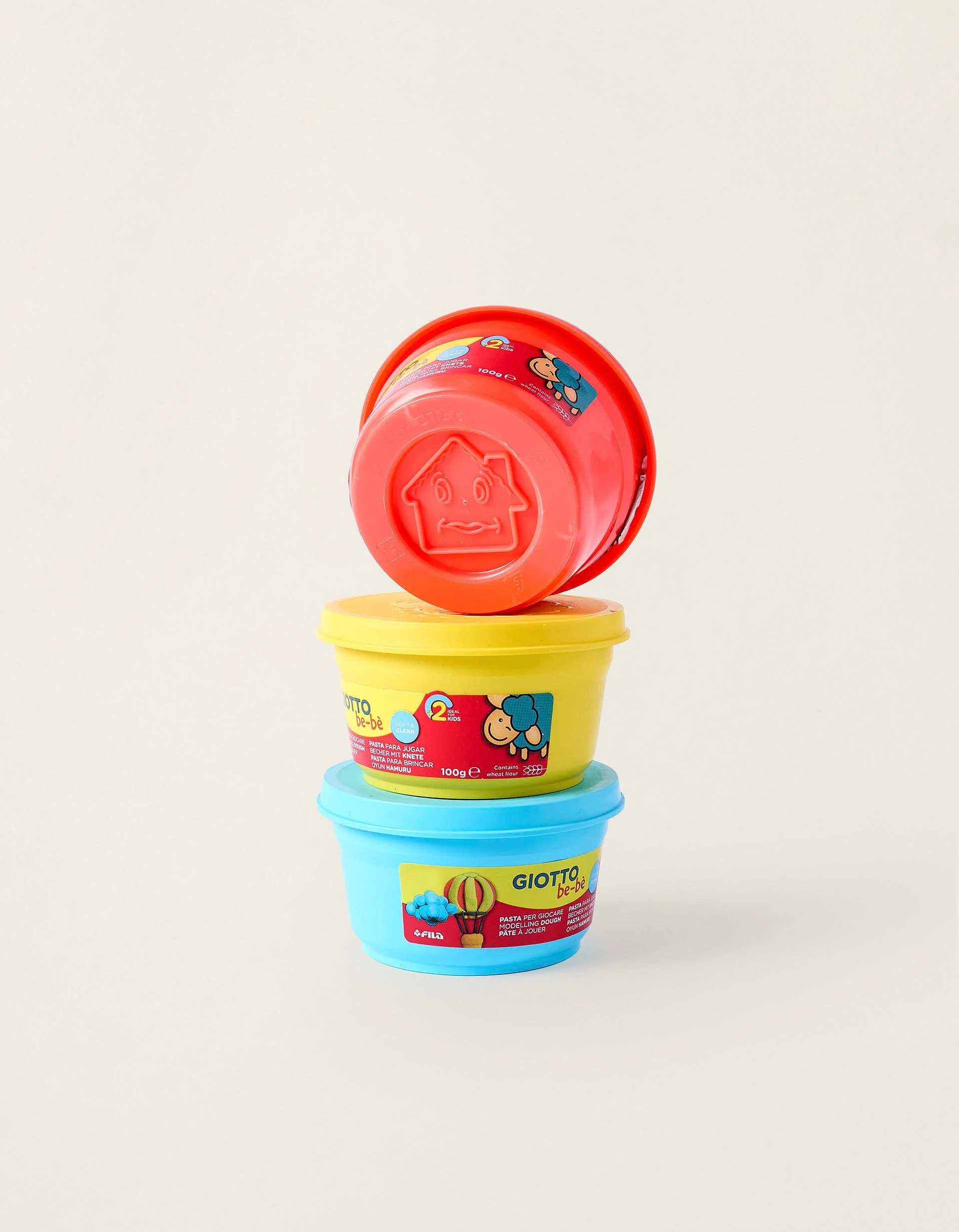 Coloured Plasticine Giotto Be-Bè 3Pcs 2Y+ - Image 2