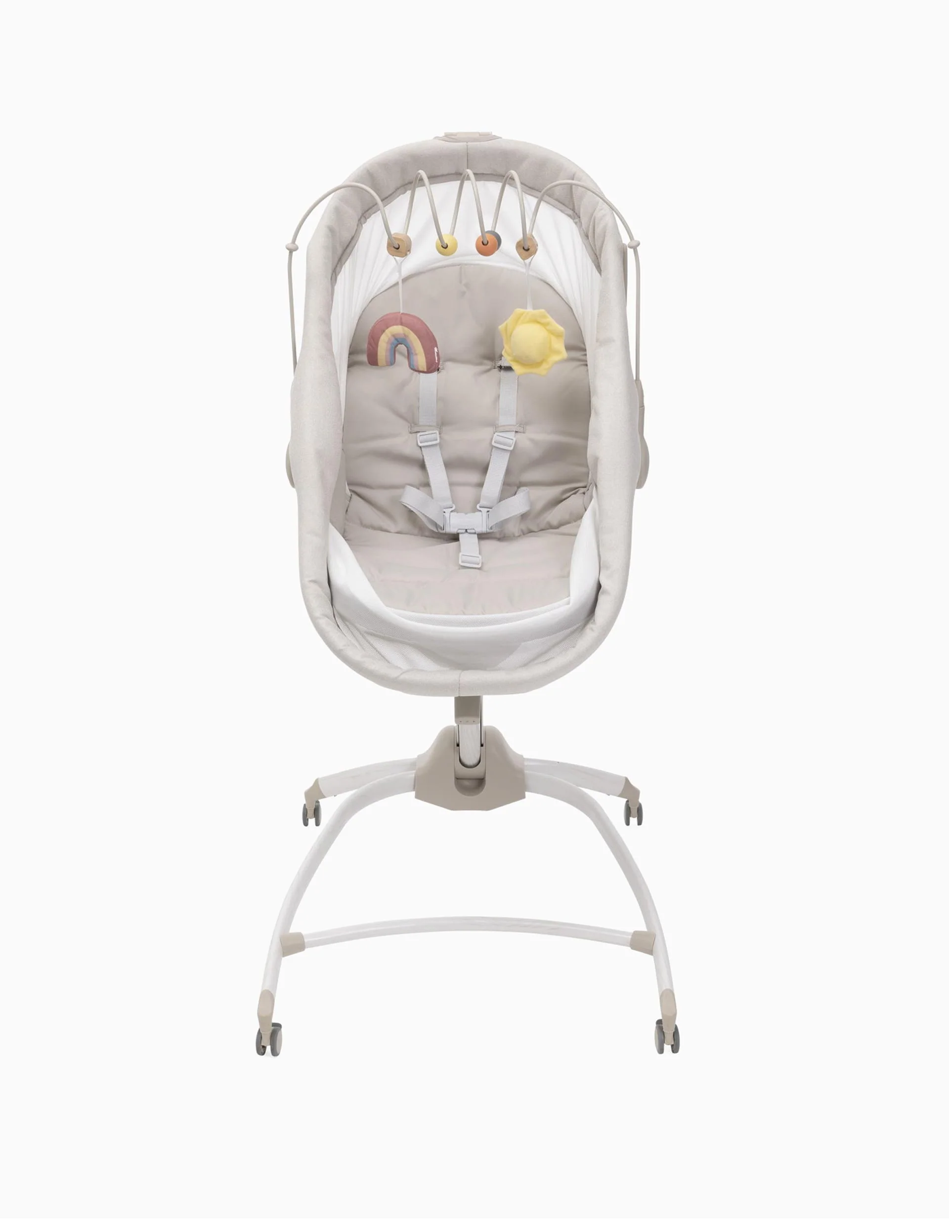 Cot and Bounce Baby Hug 4 in 1 Air Chicco, Pearl - Image 2
