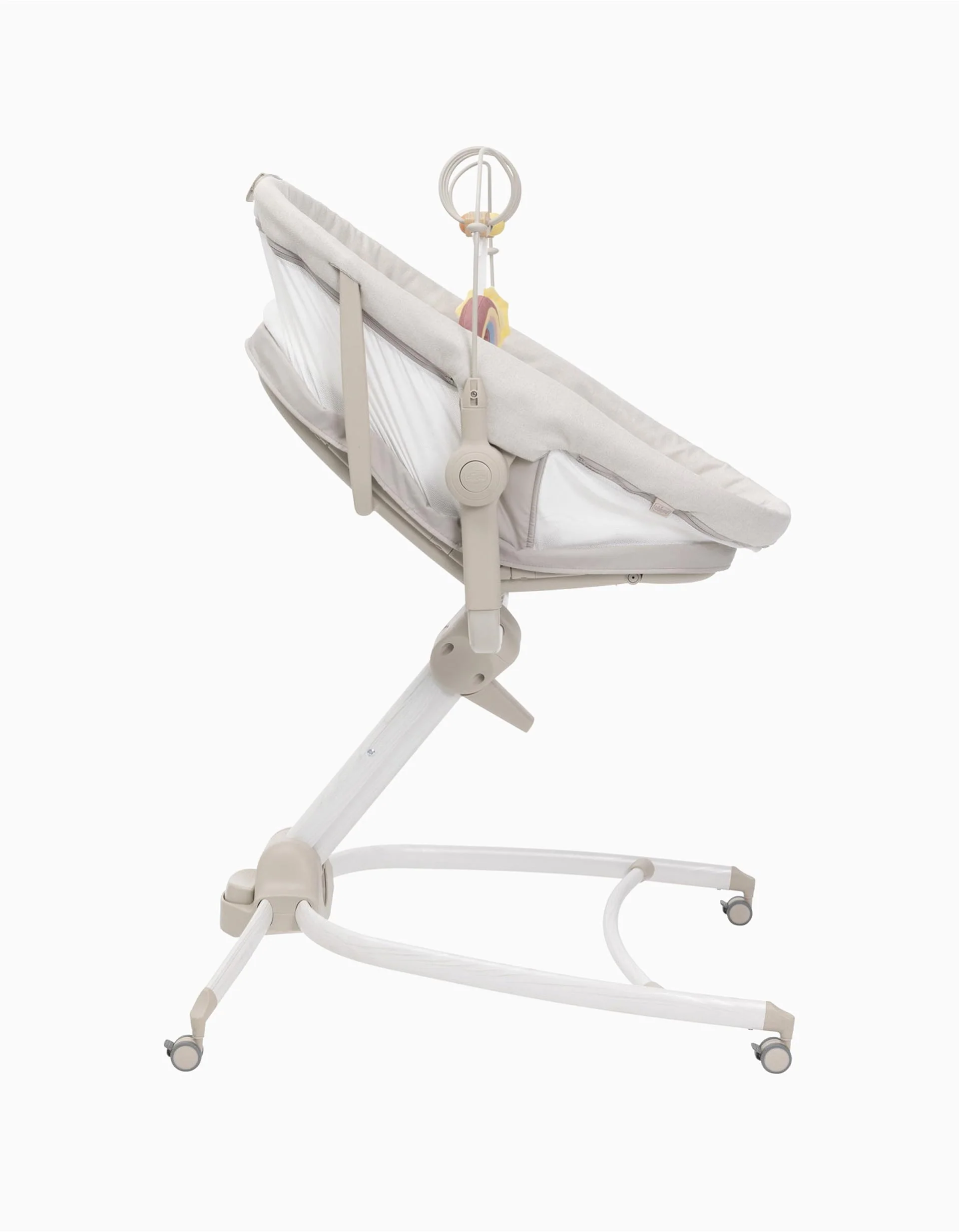 Cot and Bounce Baby Hug 4 in 1 Air Chicco, Pearl - Image 3