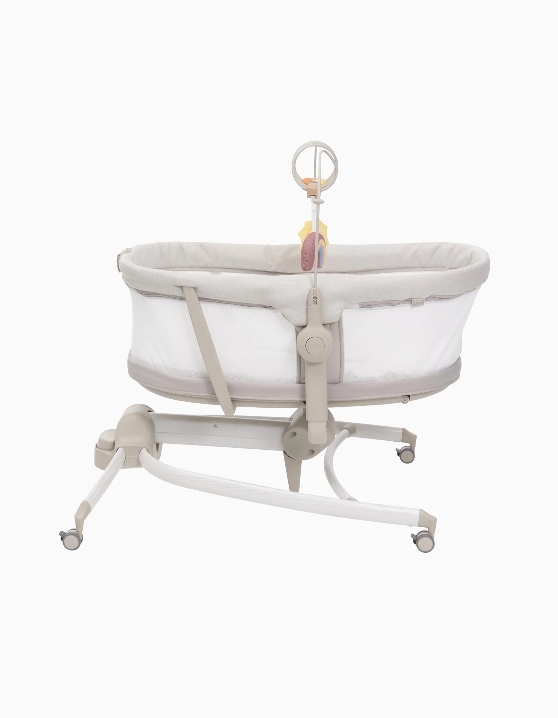 Cot and Bounce Baby Hug 4 in 1 Air Chicco, Pearl - Image 8