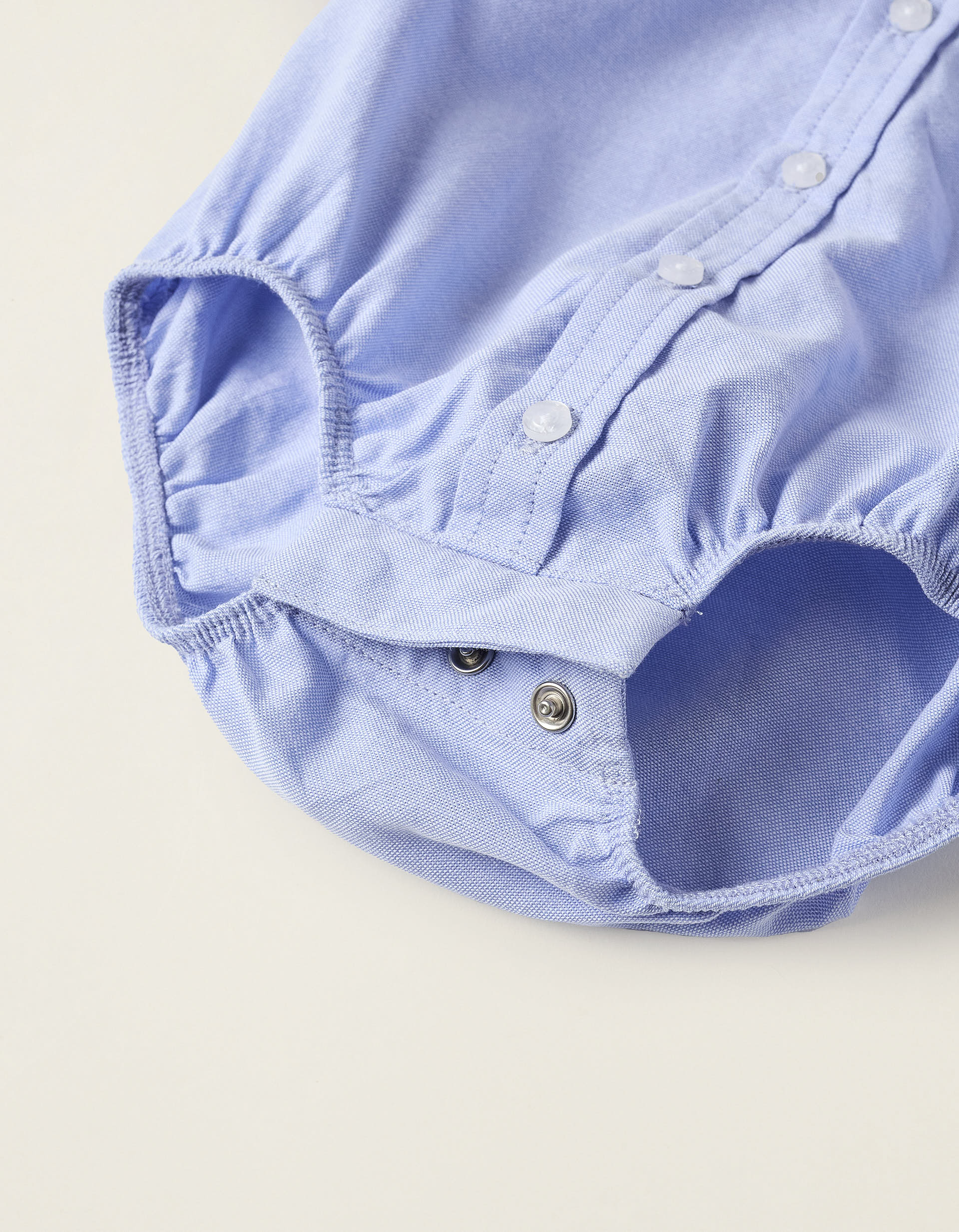 Cotton Bodysuit for Newborns, Blue - Image 4