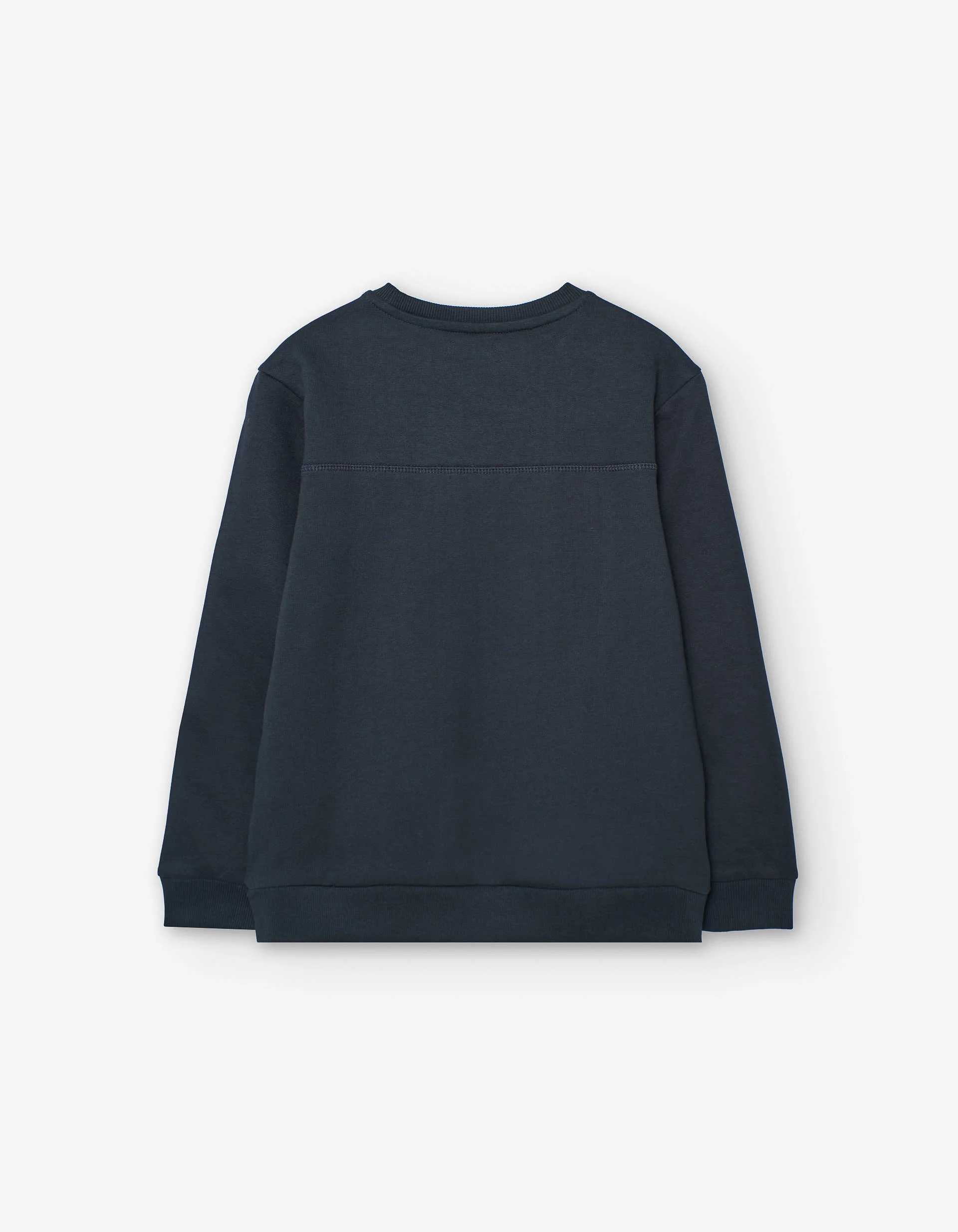 Cotton brushed sweatshirt with monster print for boys, dark grey - Image 2