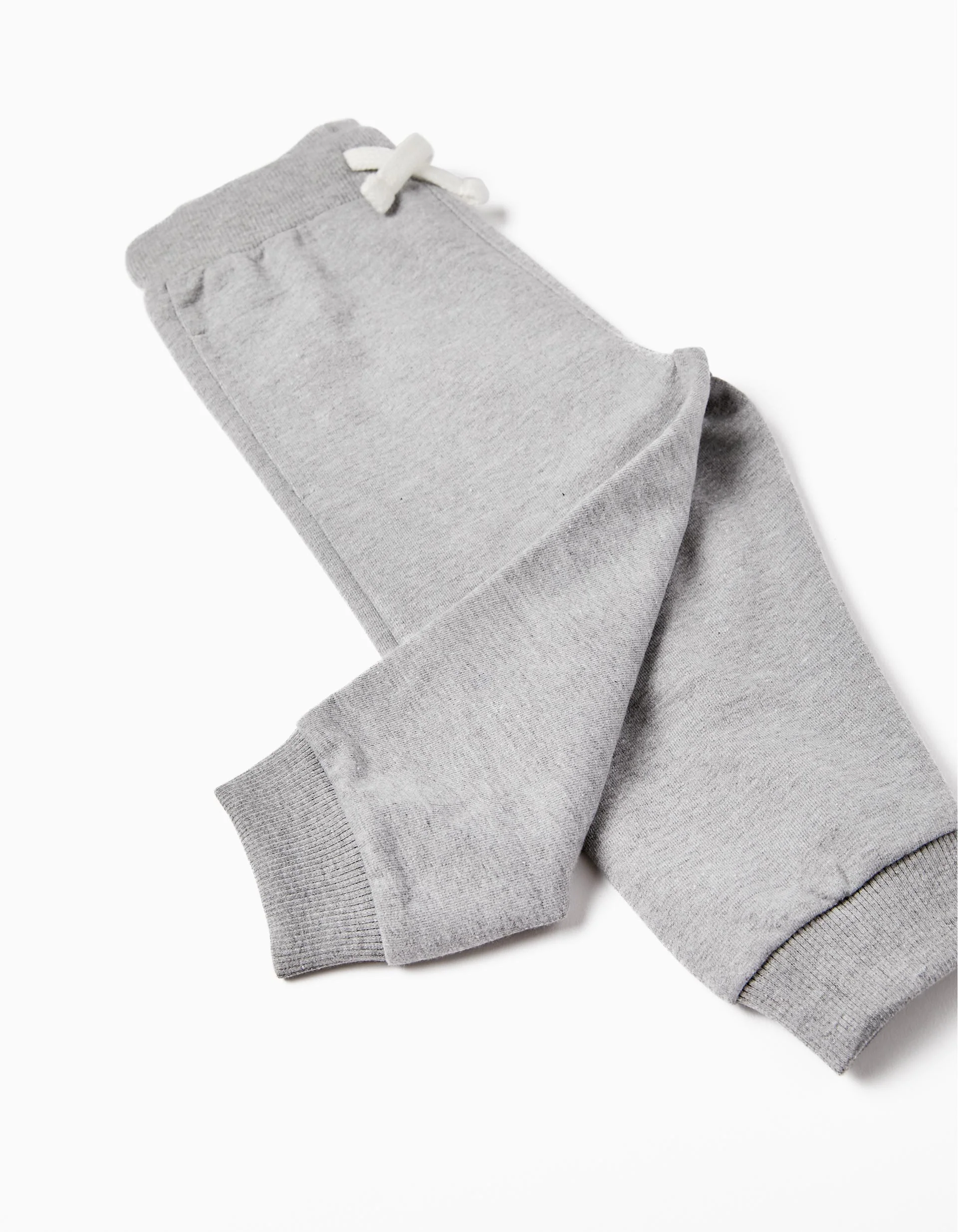 Cotton Joggers for Baby Boys, Grey - Image 3