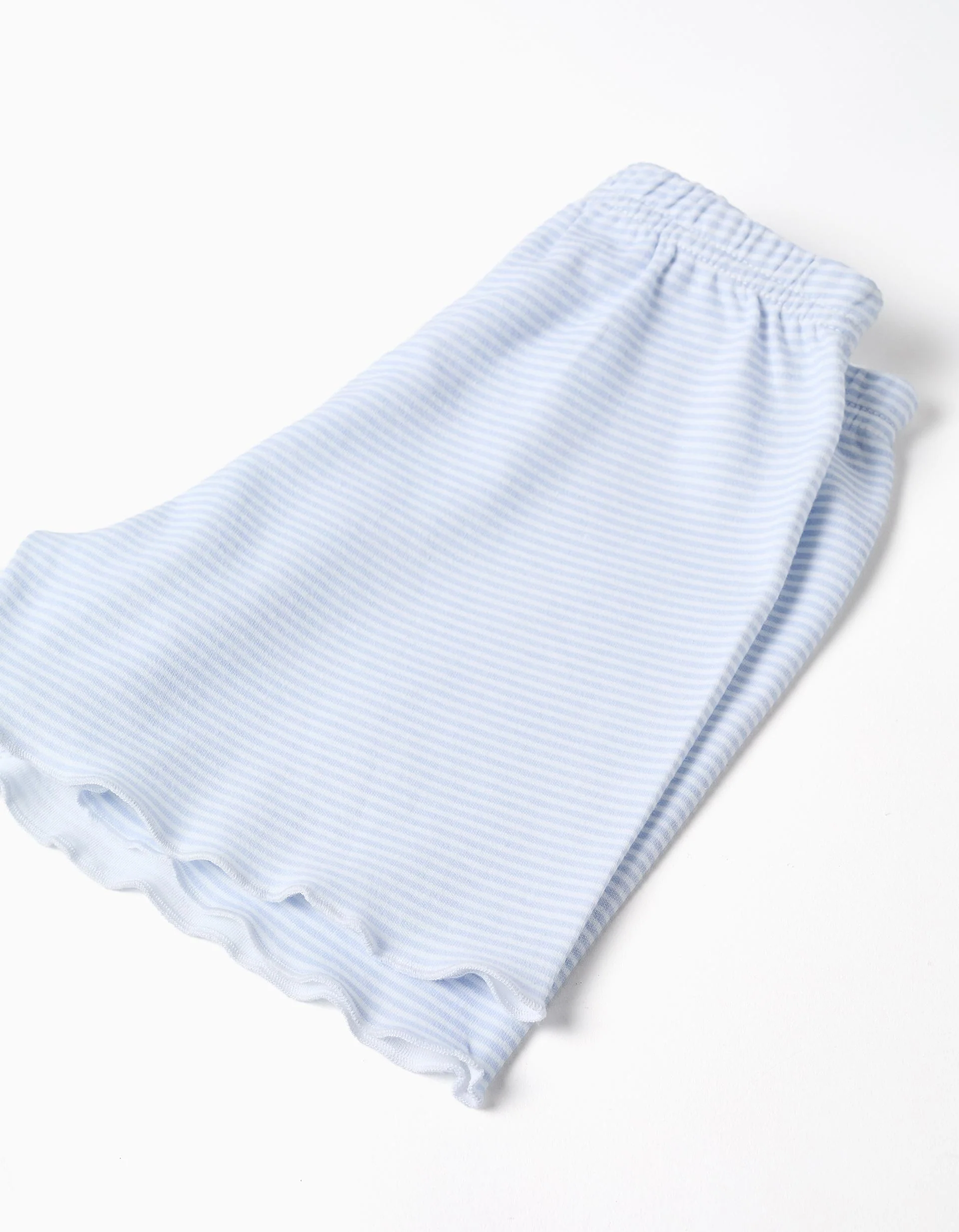 Cotton pyjamas with Stitch print for girls, white/blue - Image 4