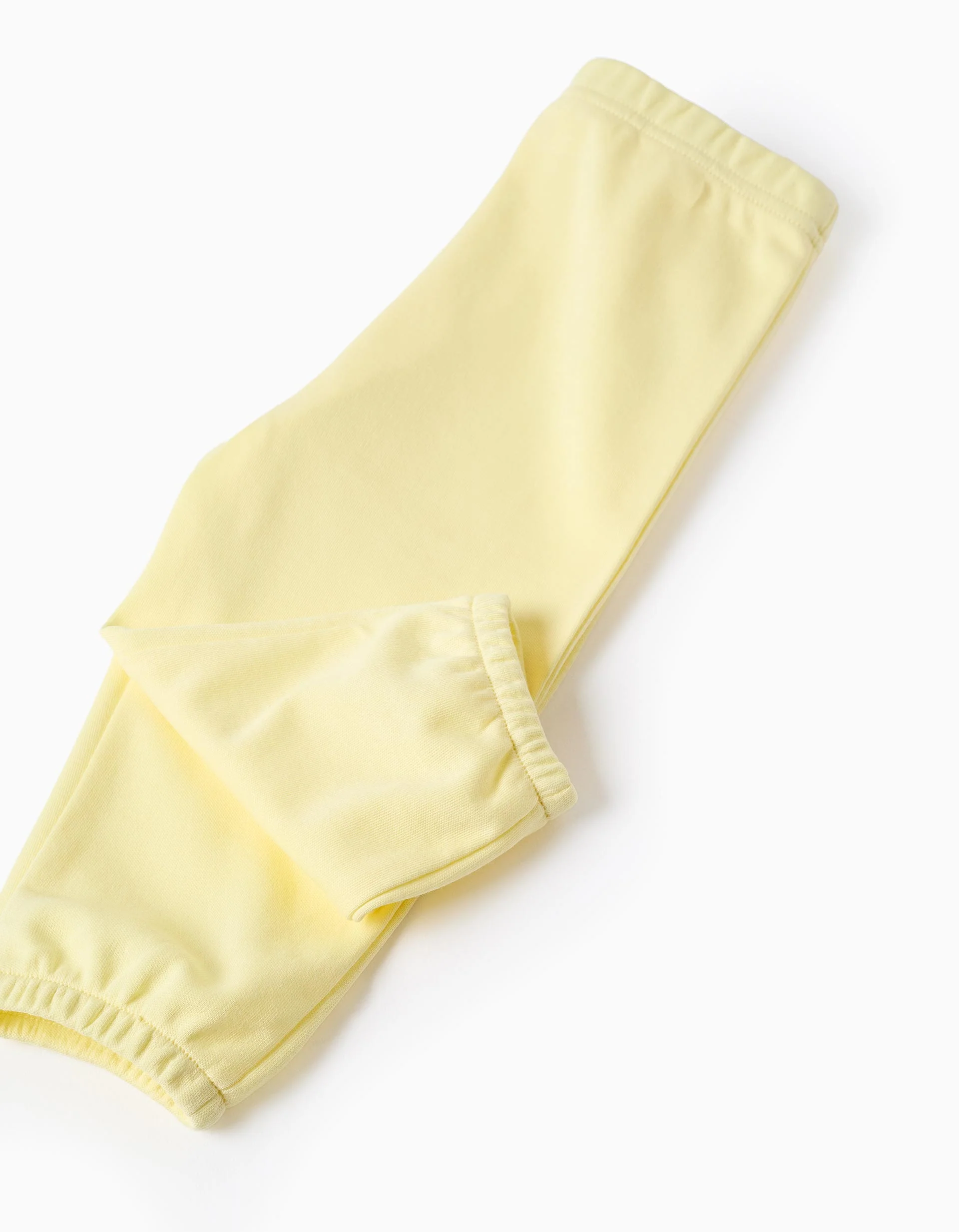 Cotton set of pyjamas + bib for newborn and baby girls, white/yellow/pink - Image 4