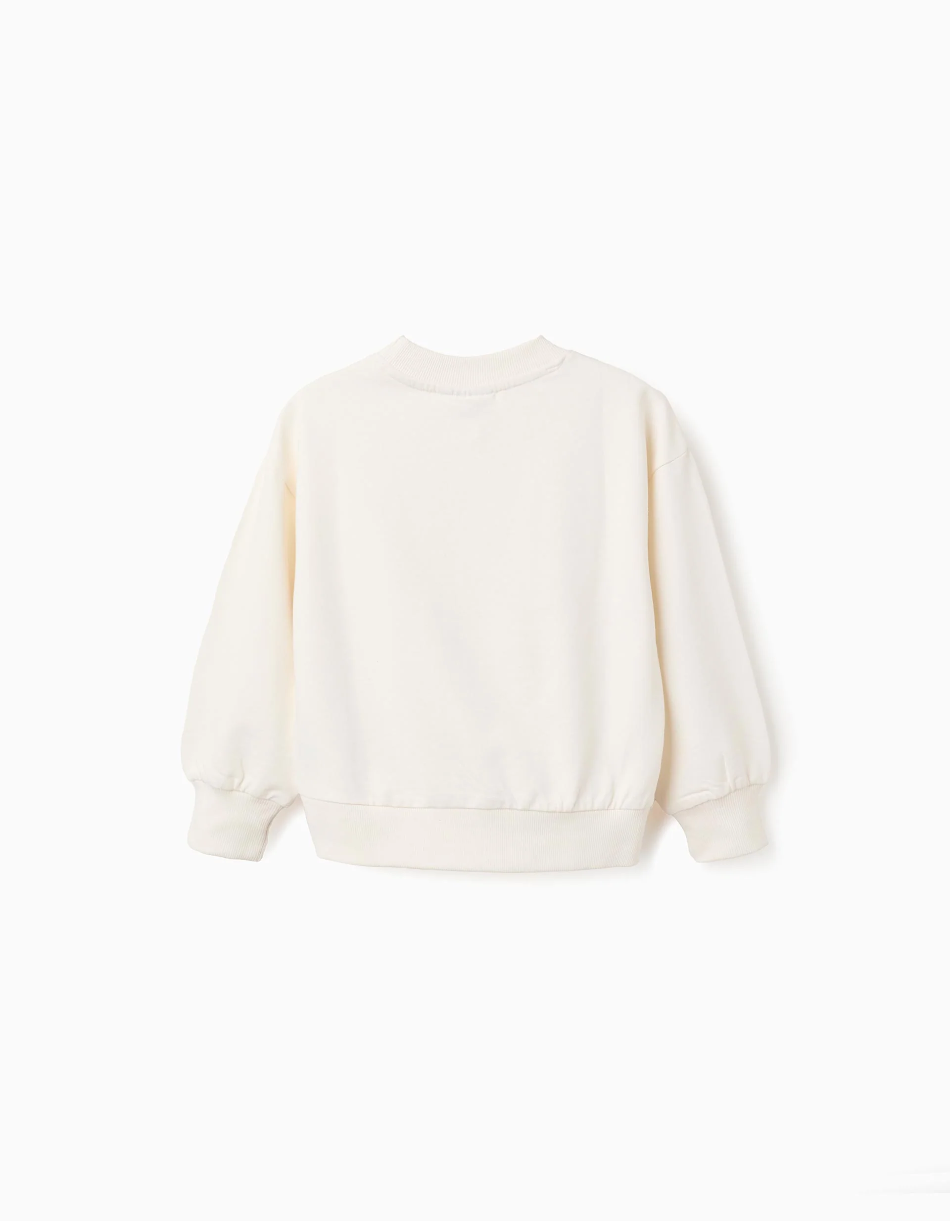 Cotton Sweatshirt with Kuromi Print for Girls, White - Image 2