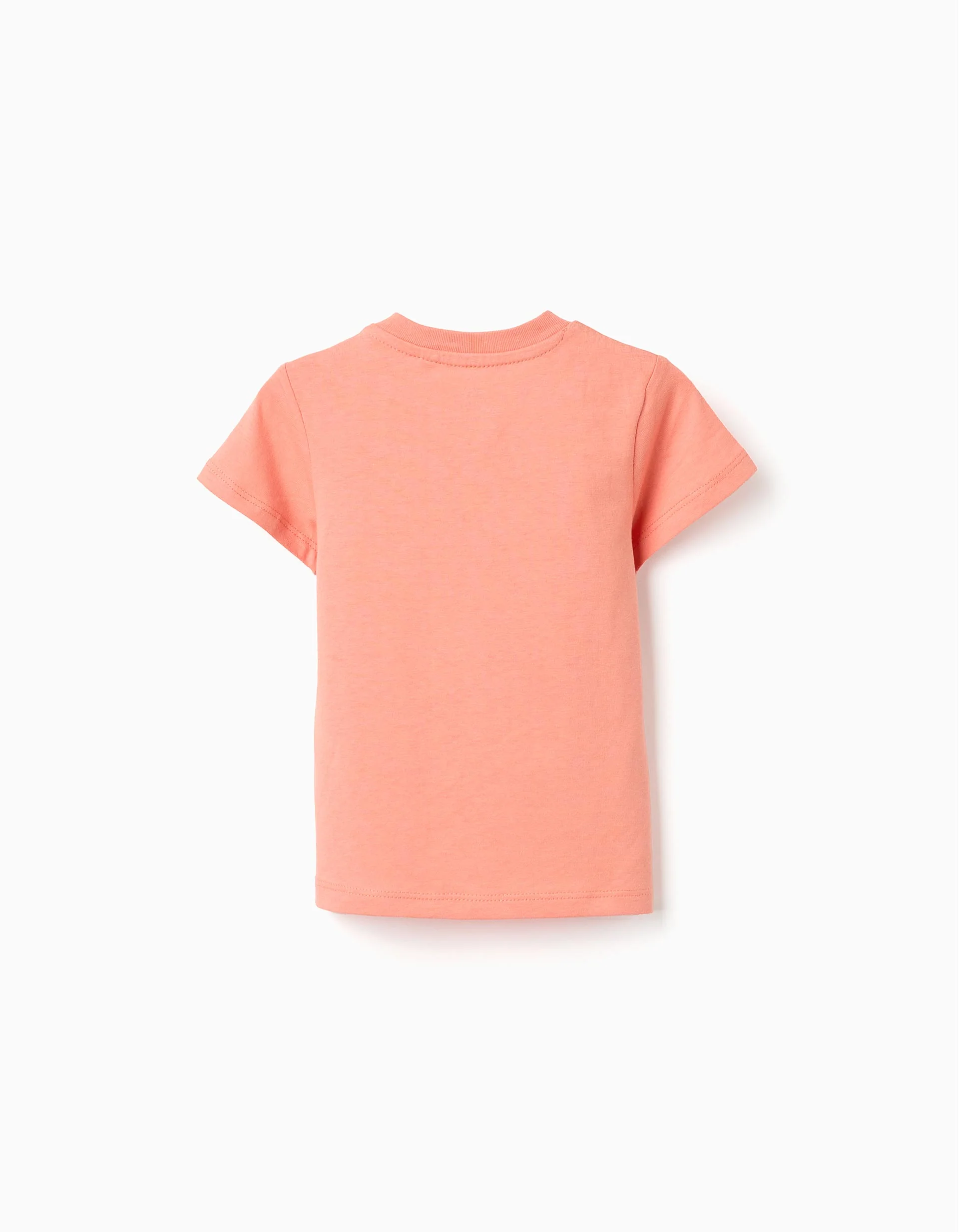 Cotton T-shirt with 'Bugs' Print for Baby Boys, Orange - Image 2