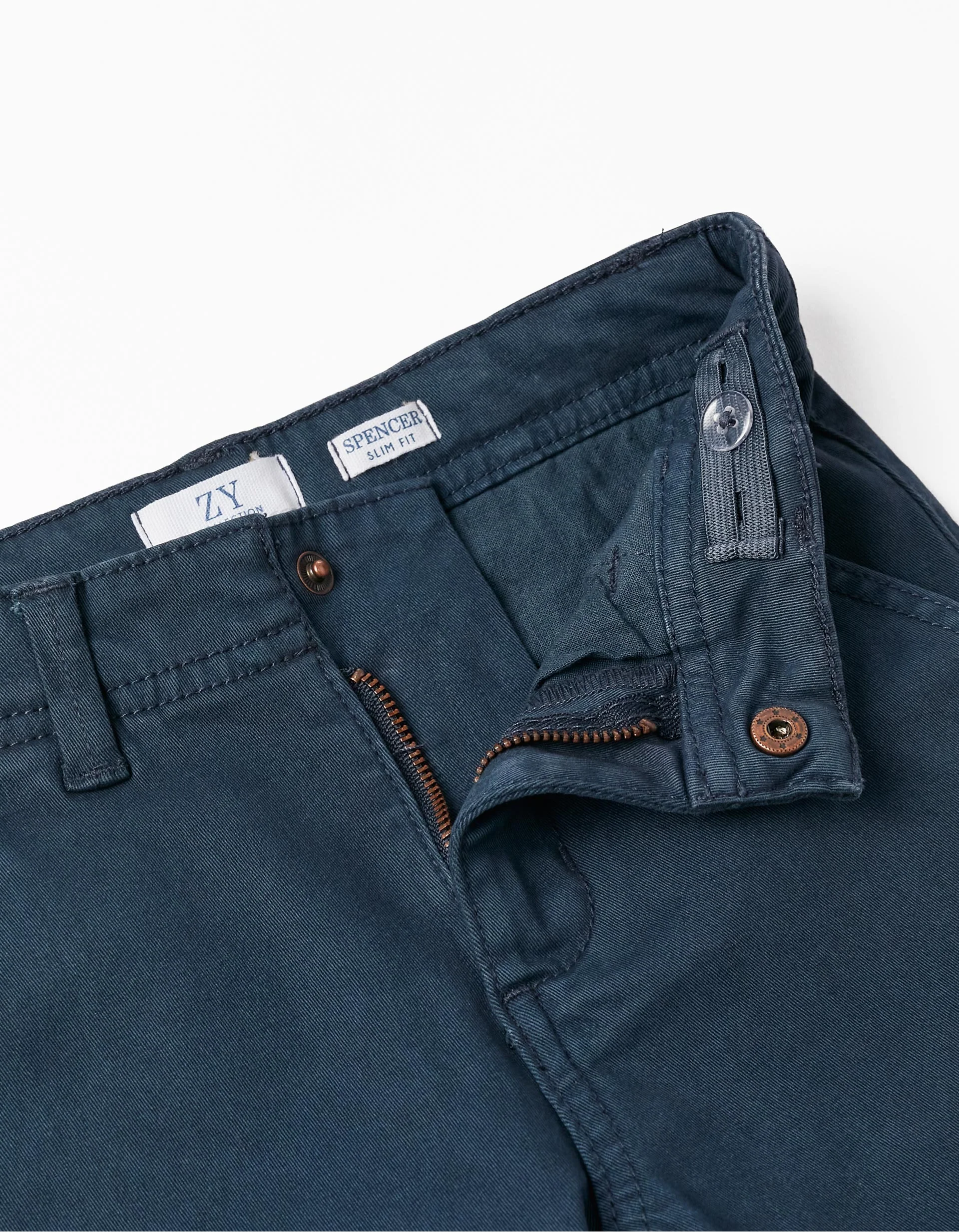 Chino Trousers for Boys 'Slim Fit', Dark Blue - Image 3