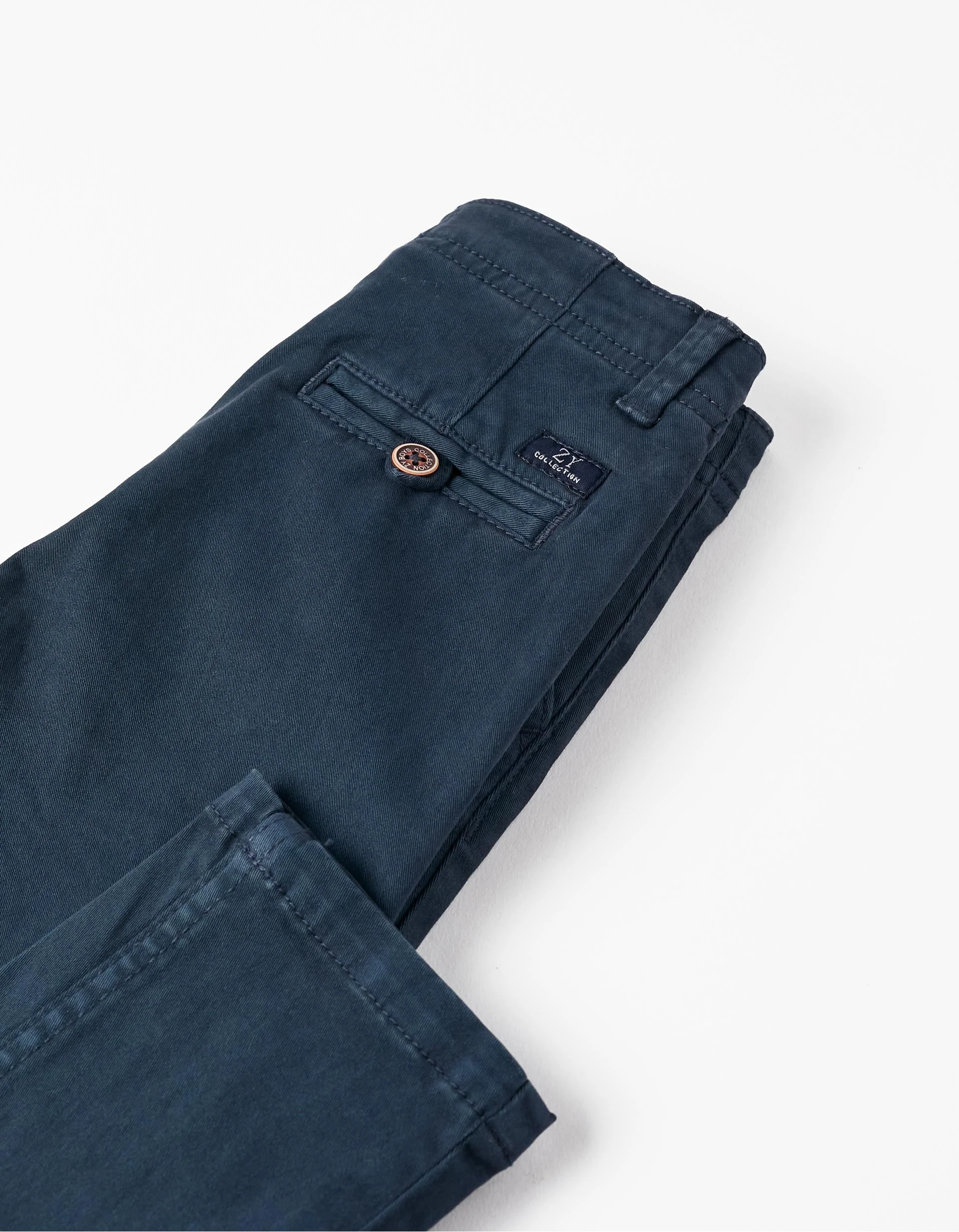 Chino Trousers for Boys 'Slim Fit', Dark Blue - Image 4