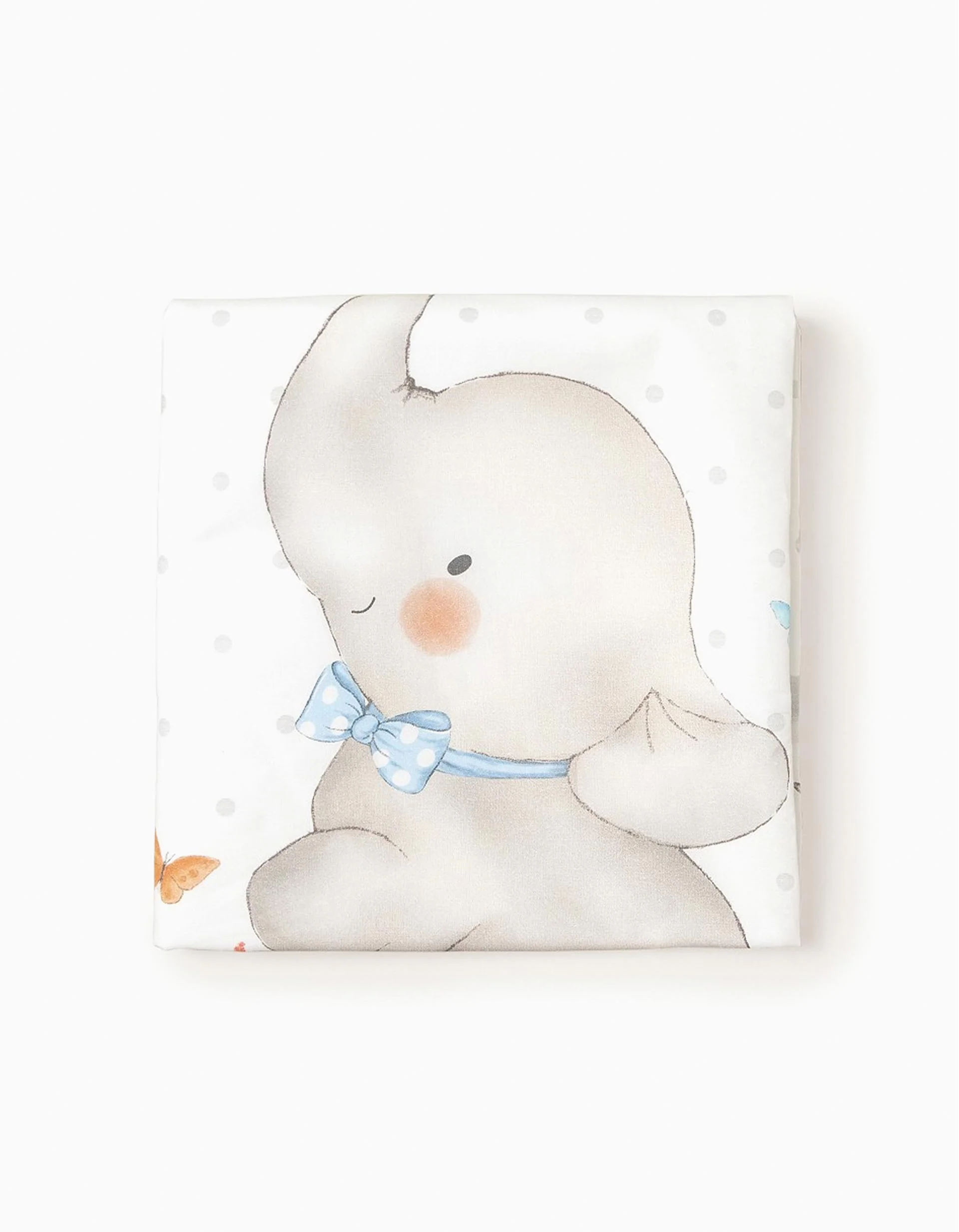 Duvet and Cot Bumper Interbaby Elephant 60x120 Cm, Blue - Image 7
