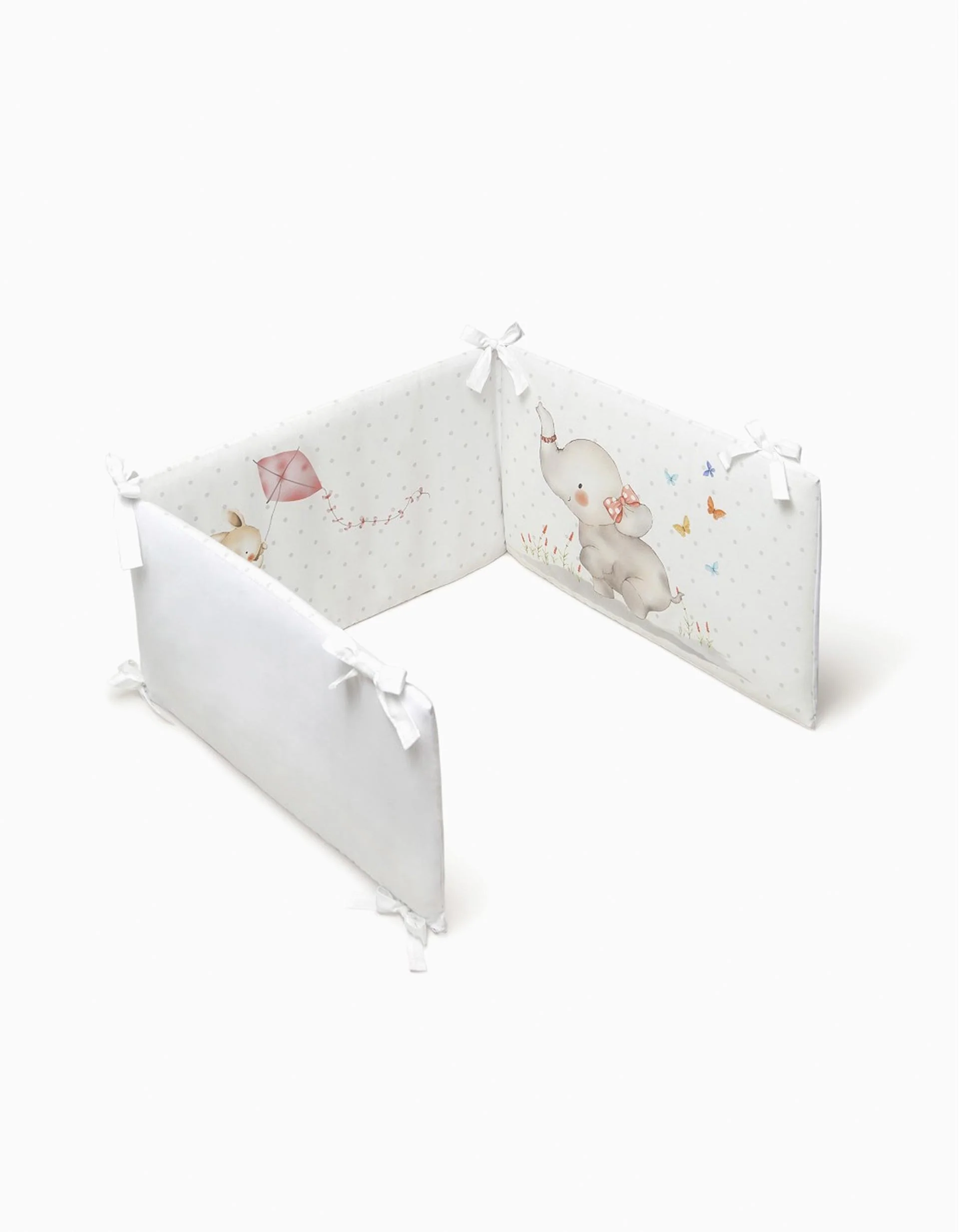 Duvet and Cot Bumper Interbaby Elephant 60x120 Cm, Pink - Image 7