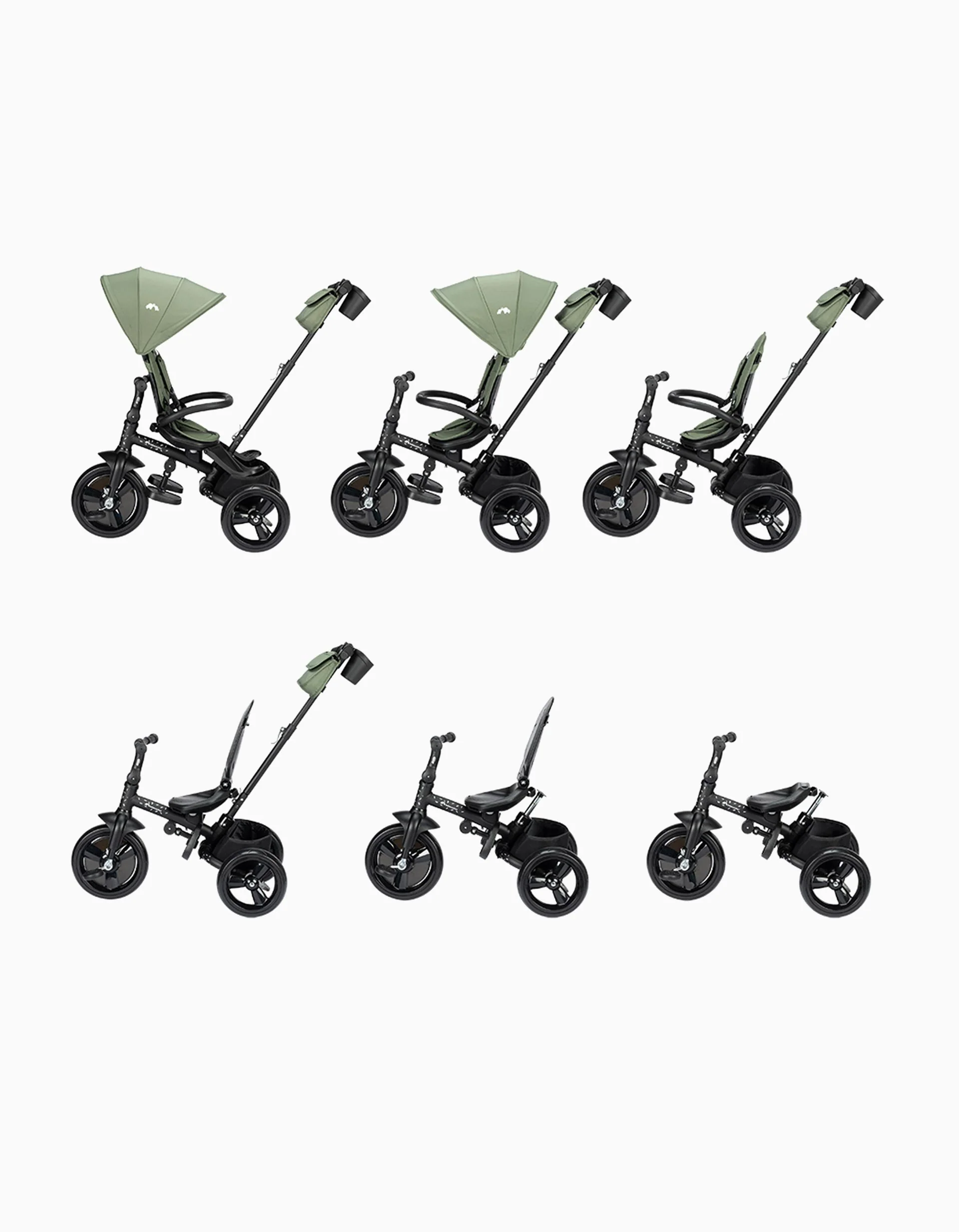 Evolutionary Tricycle Bebe Confort Windy 10M+, Green - Image 11