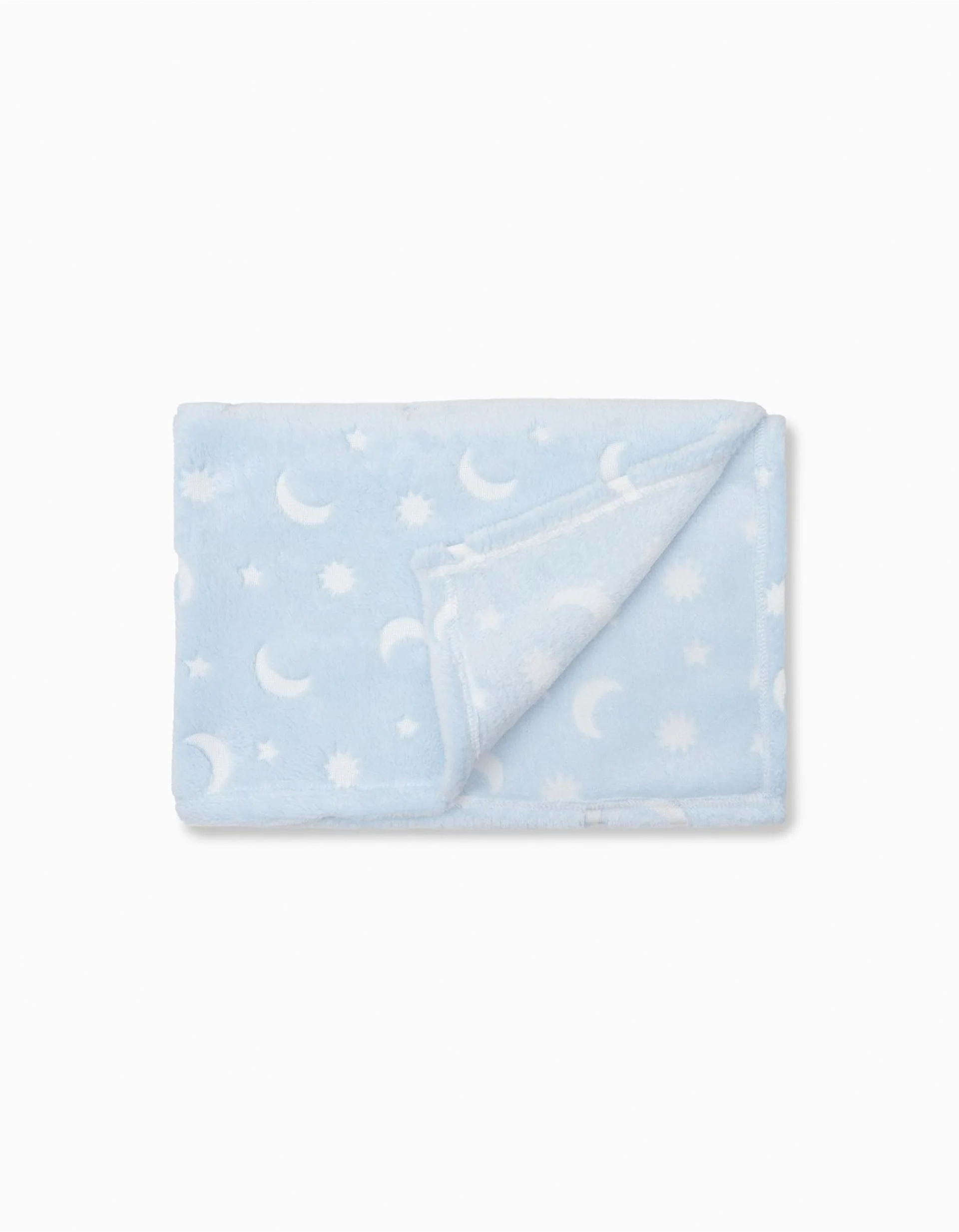 Extra Soft Blanket Interbaby 80x110 Cm, Stars Blue - Image 3