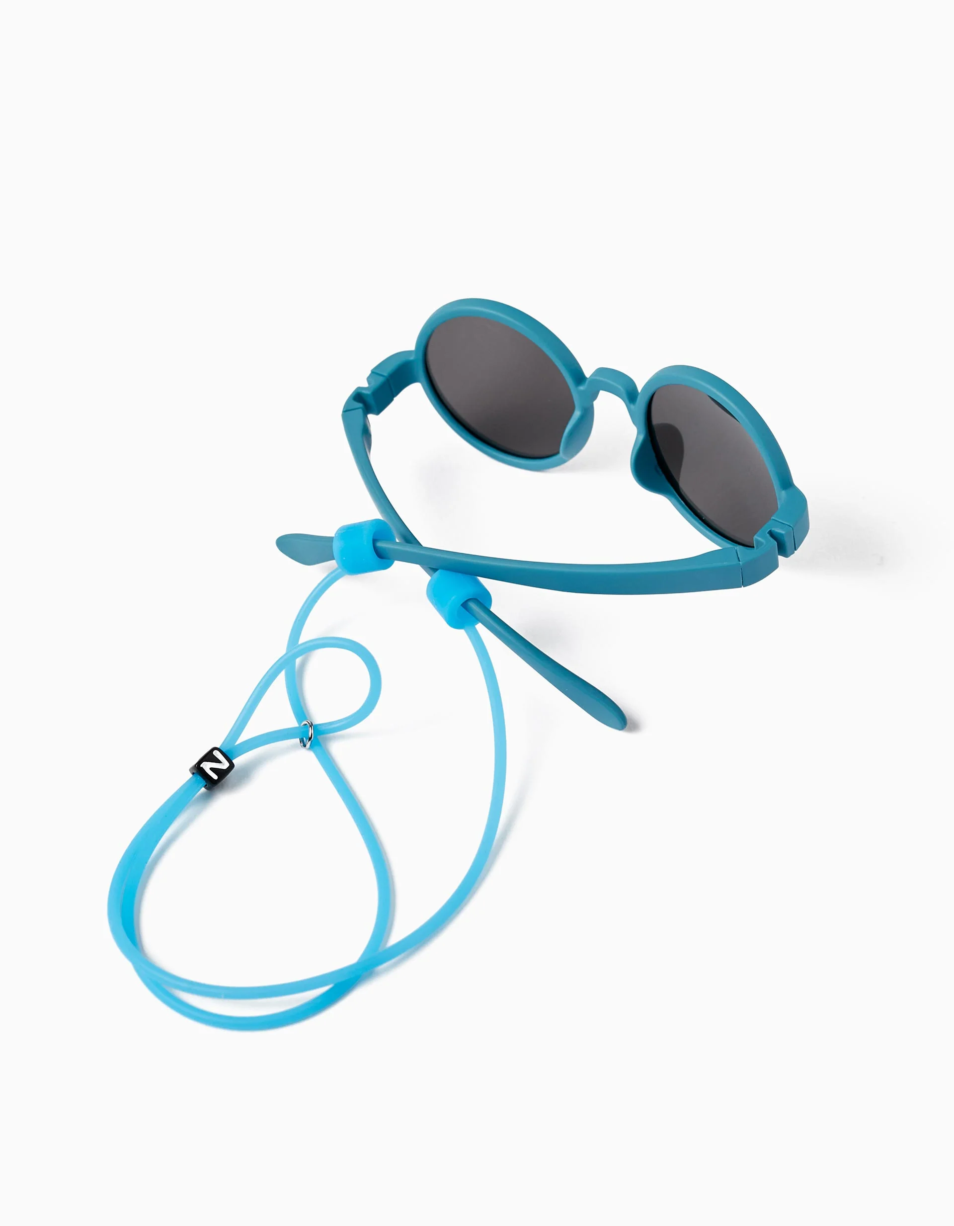 Flexible Level 3 UV Protection Sunglasses for Baby Boys, Blue - Image 3