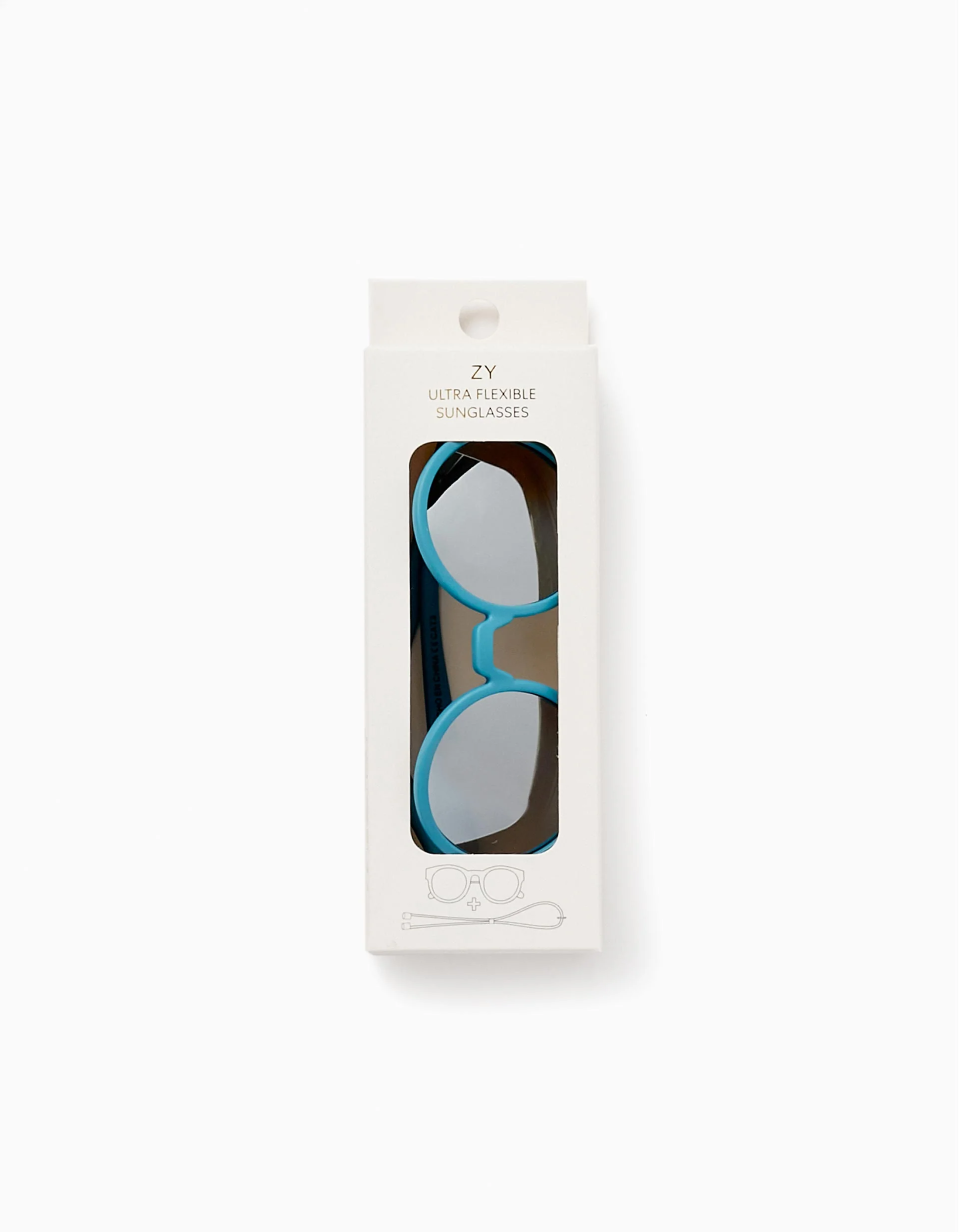 Flexible Level 3 UV Protection Sunglasses for Baby Boys, Blue - Image 4
