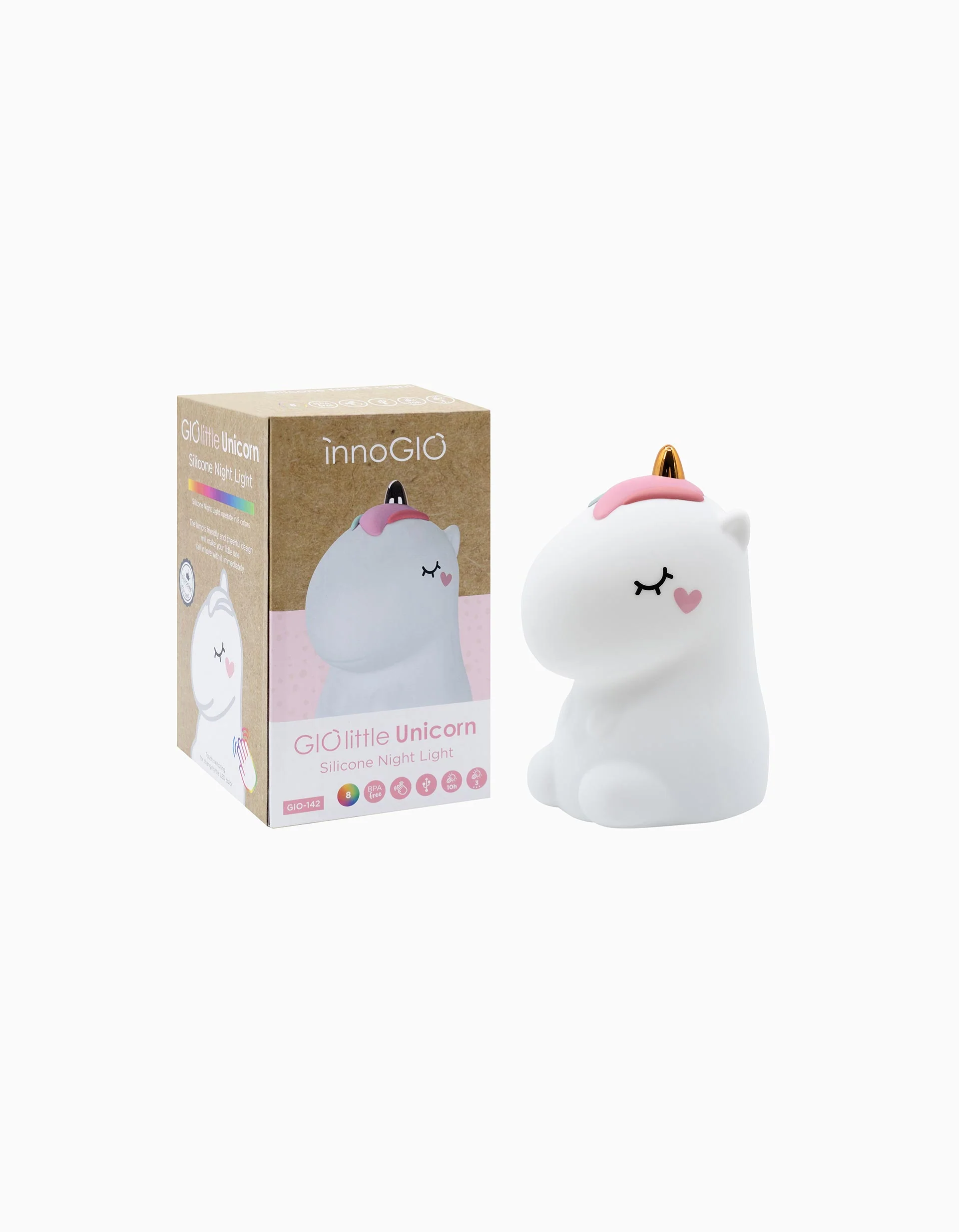 GioUnicorn Children's Silicone Night Light InnoGIO - Image 4