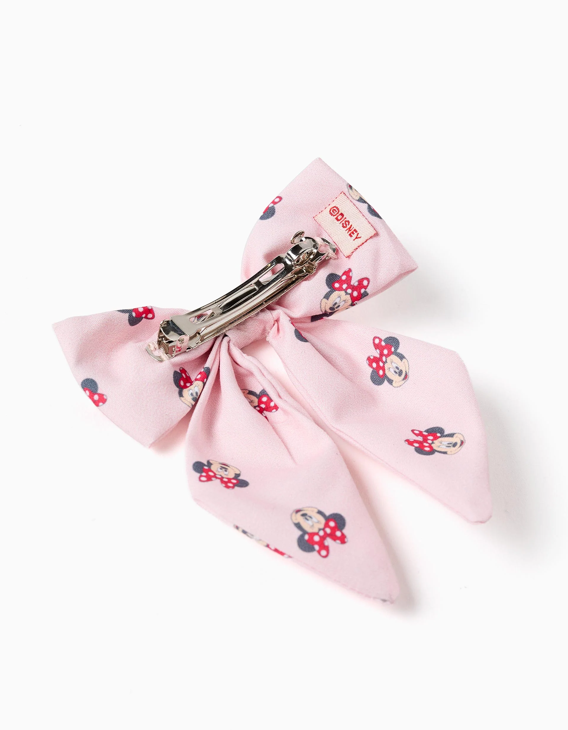 Hair slide with bow and Minnie motif for babies and girls, pink - Image 2
