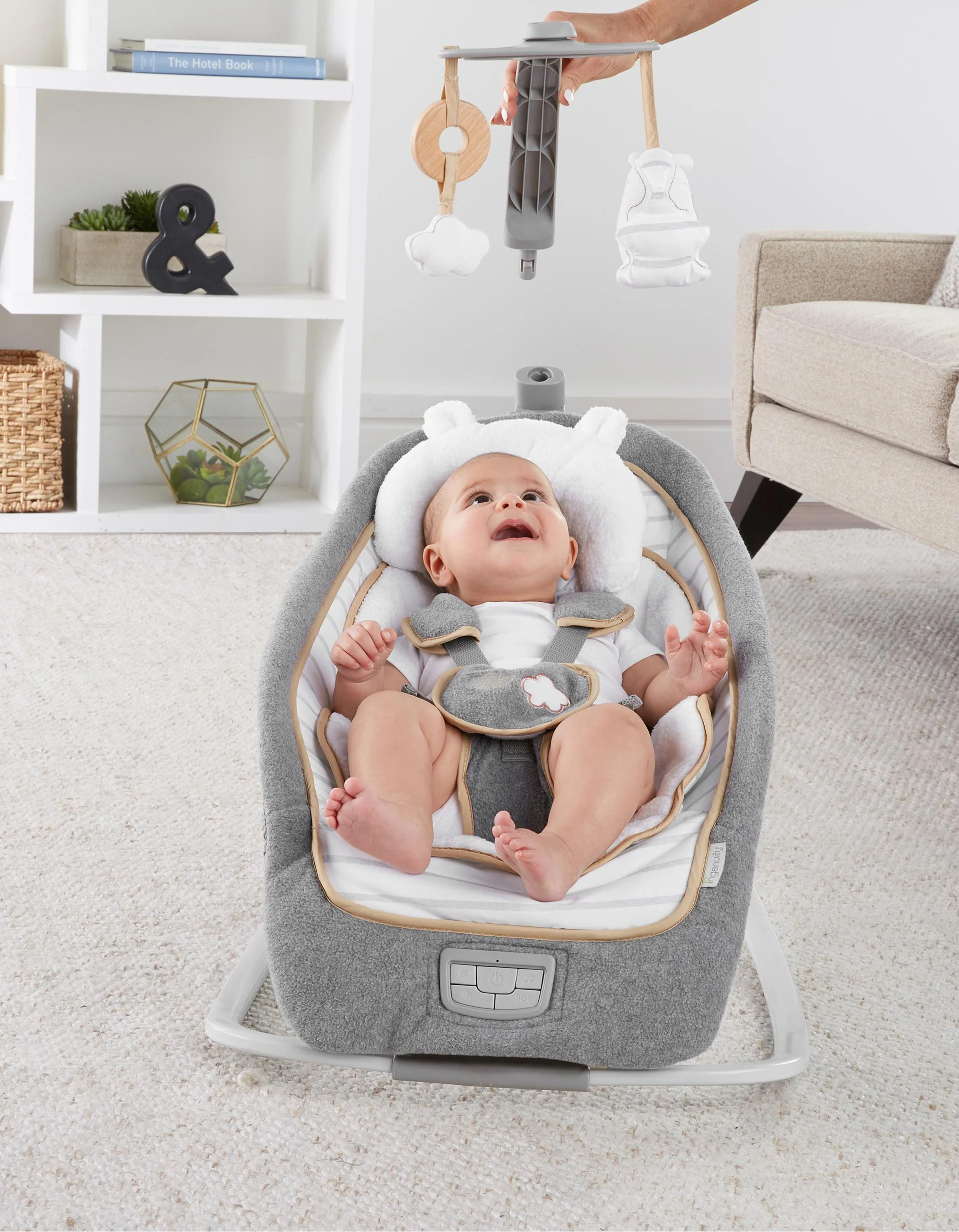 Ingenuity Boutique Teddy Bouncer - Image 3