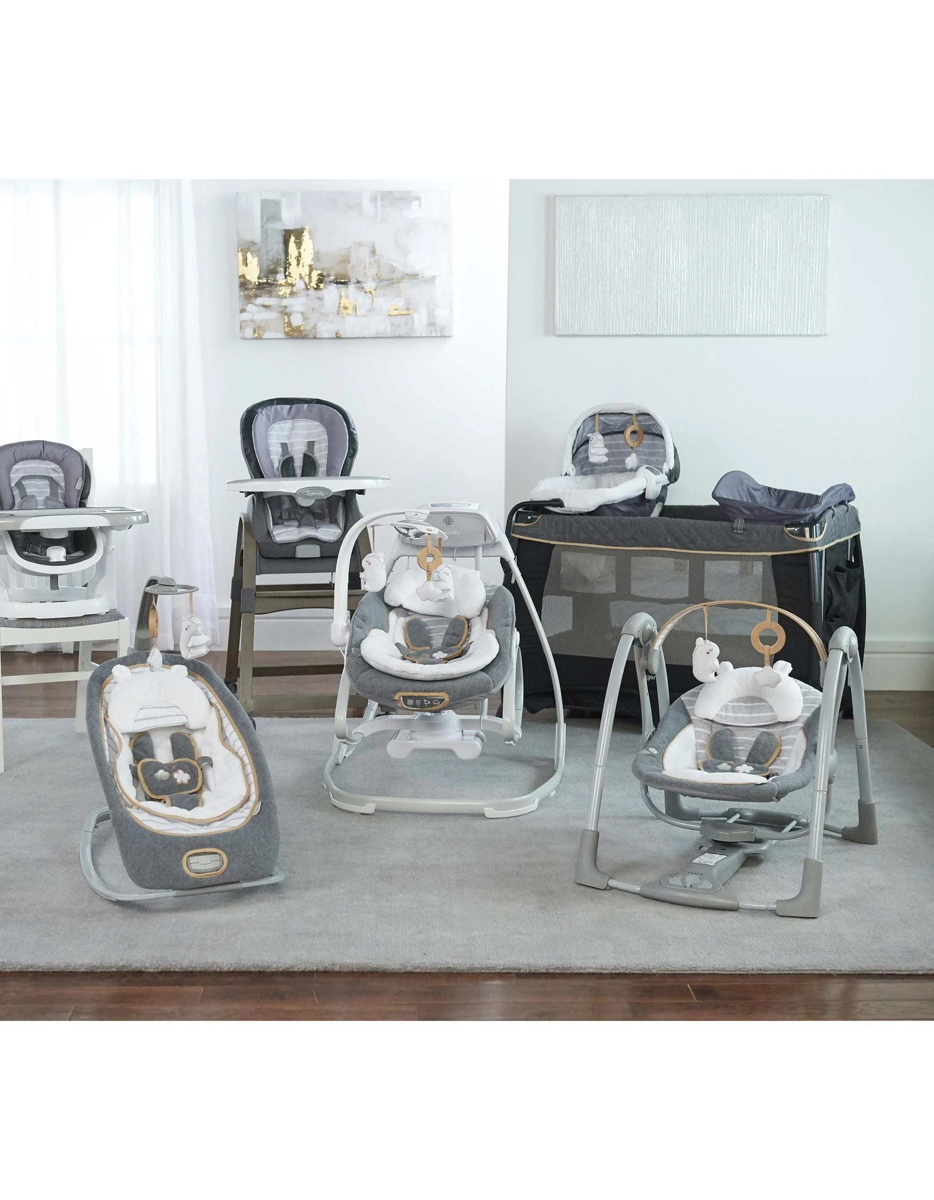 Ingenuity Boutique Teddy Bouncer - Image 4